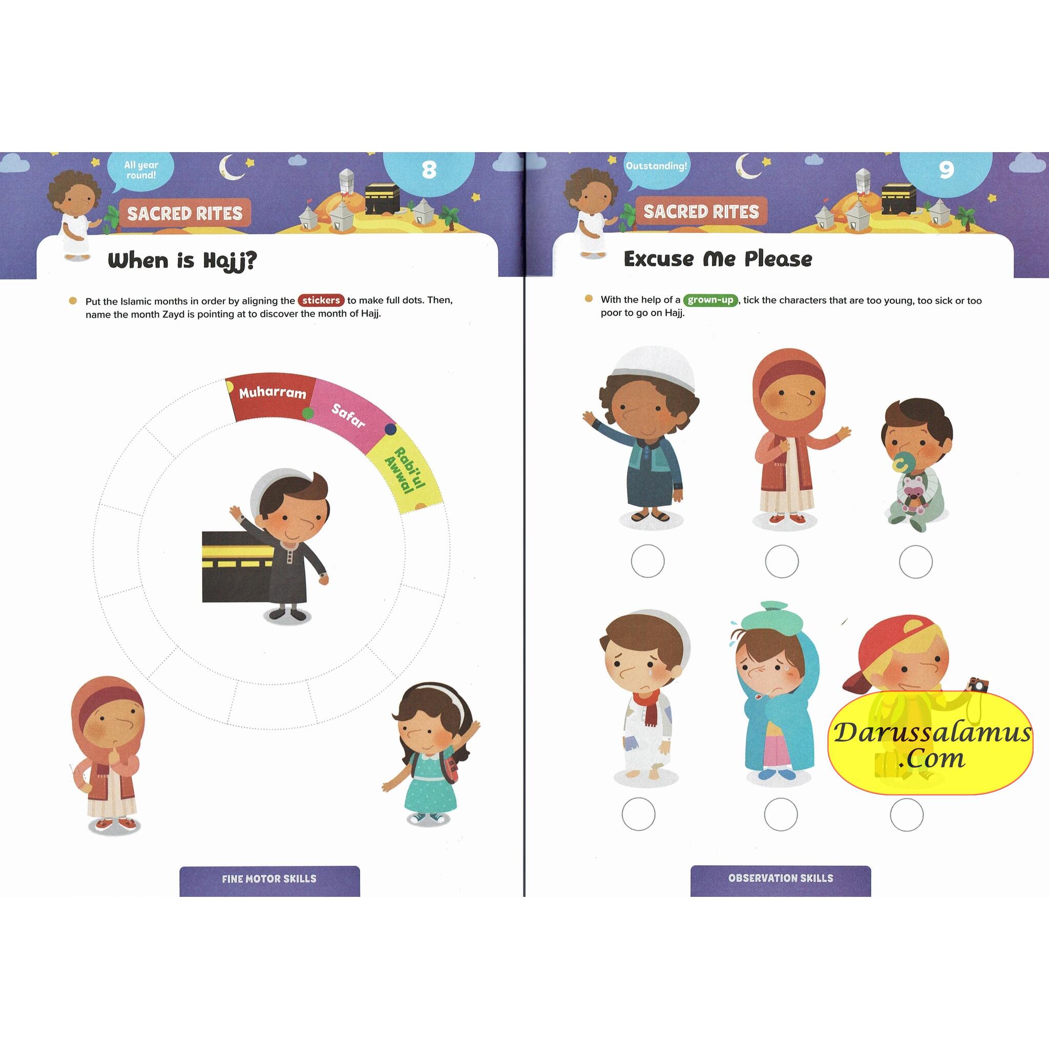 Hajj & Umrah Activity Book (Big Kids) Age 8 +、mySite、topwebapps