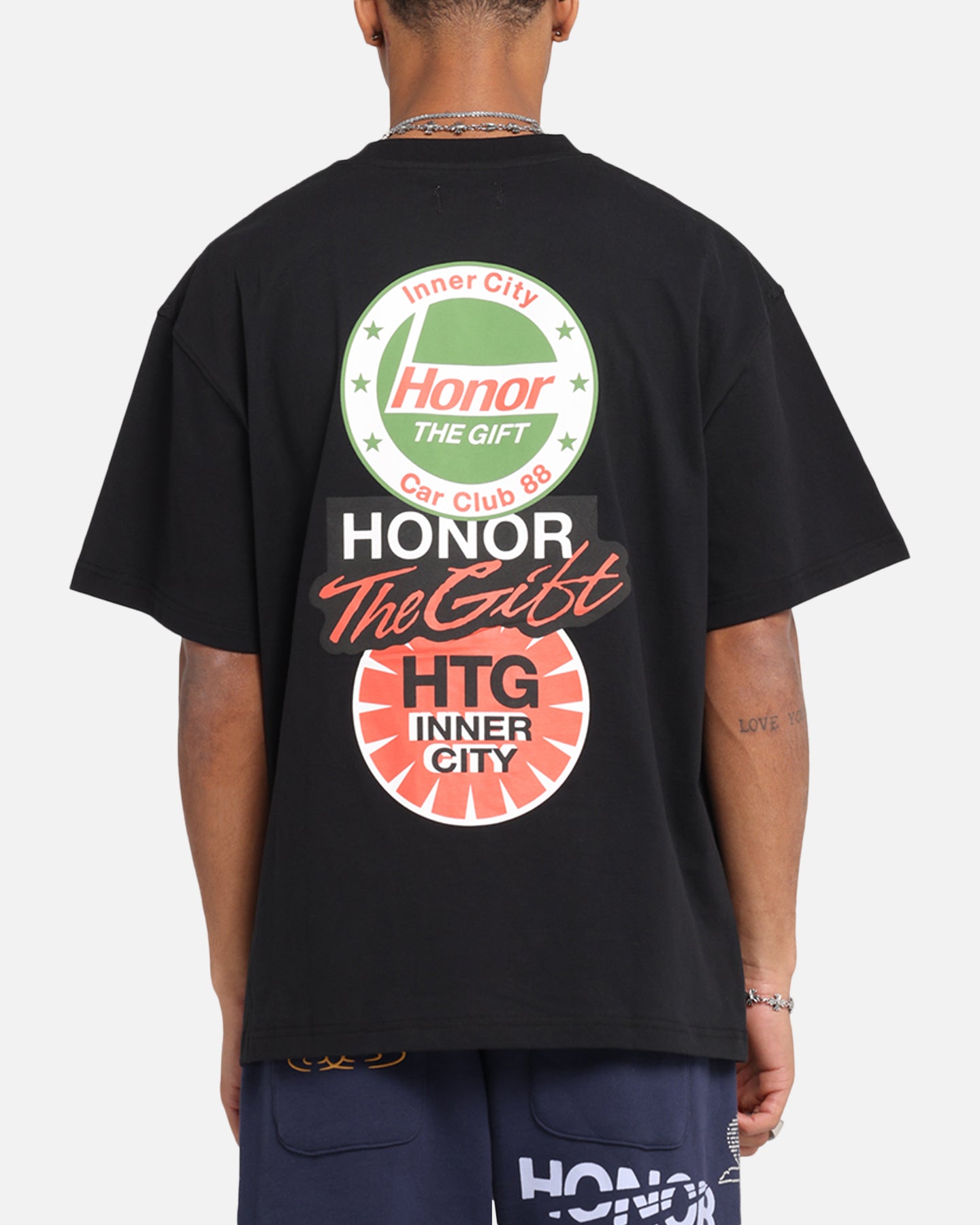 Honor The Gift Auto T-Shirt Black、mySite、zt4zffjzw