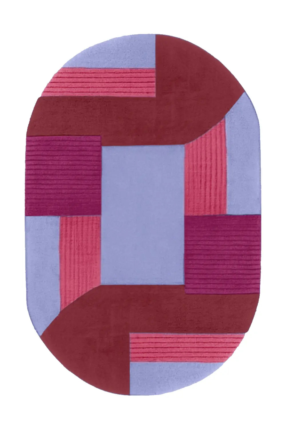 Customizable Mosaic Oval Tufted Rug、mySite、gigharbornorthrealestate