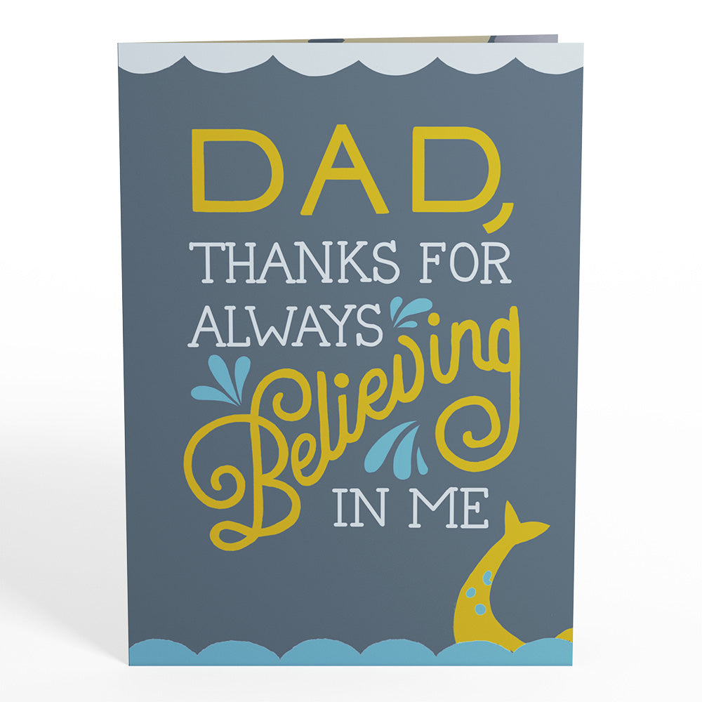 Dad You're a Legend Loch Ness Monster Pop-Up Card、mySite、solidvoid