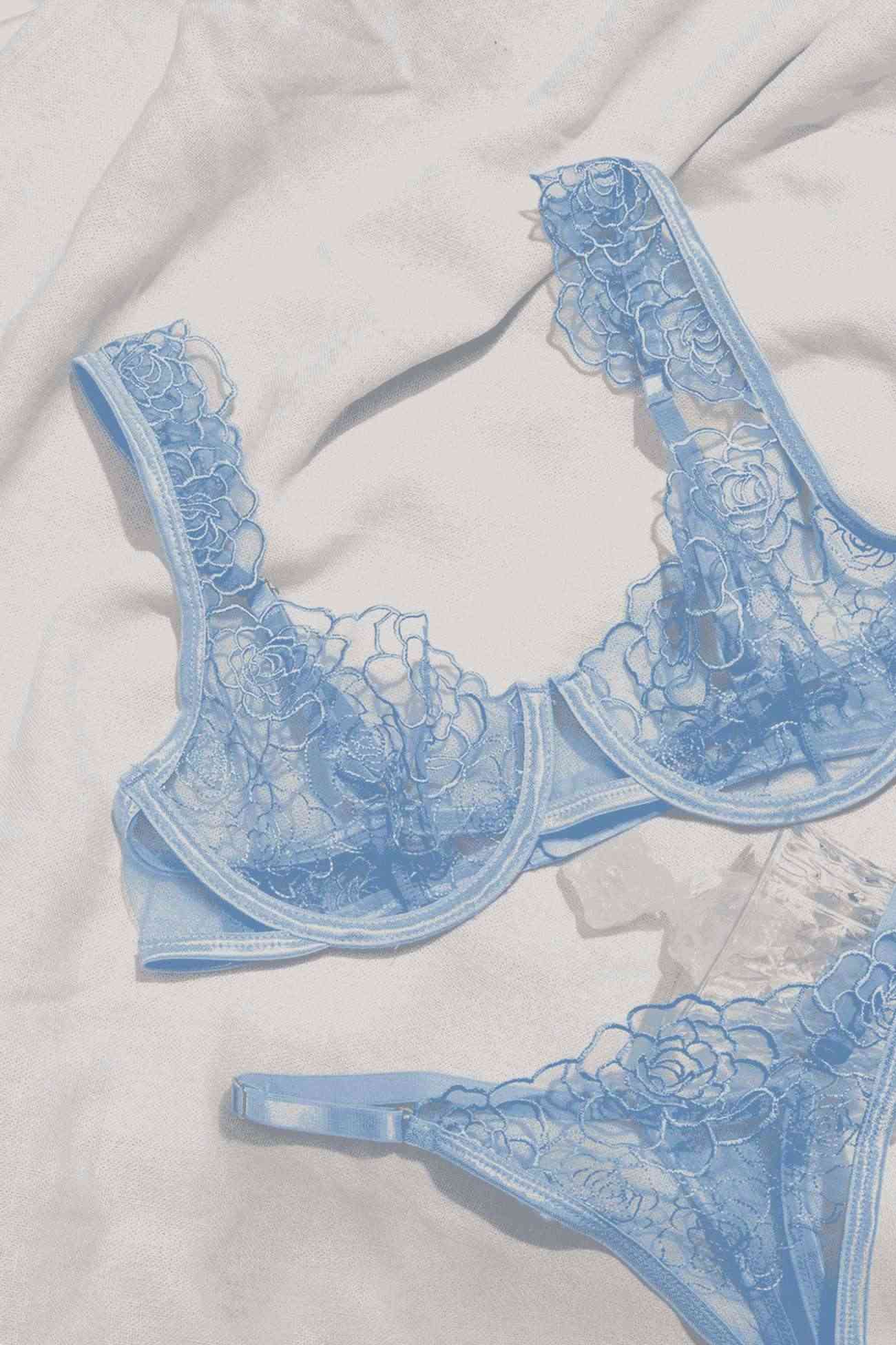 Sheer Lingerie in Blue、mySite、bengalsvssteelers