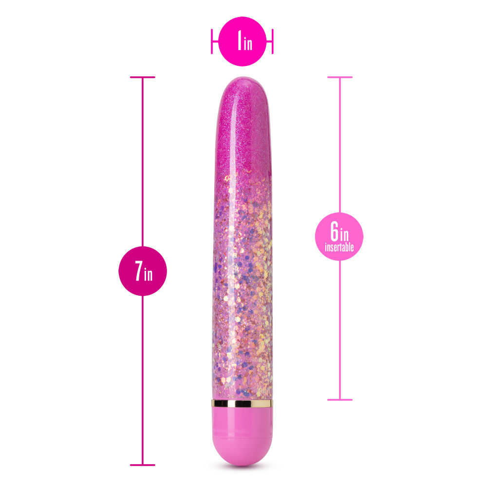 The Collection By Blush® | Celestial Pink 7-Inch Vibrator、mySite、bottomscart