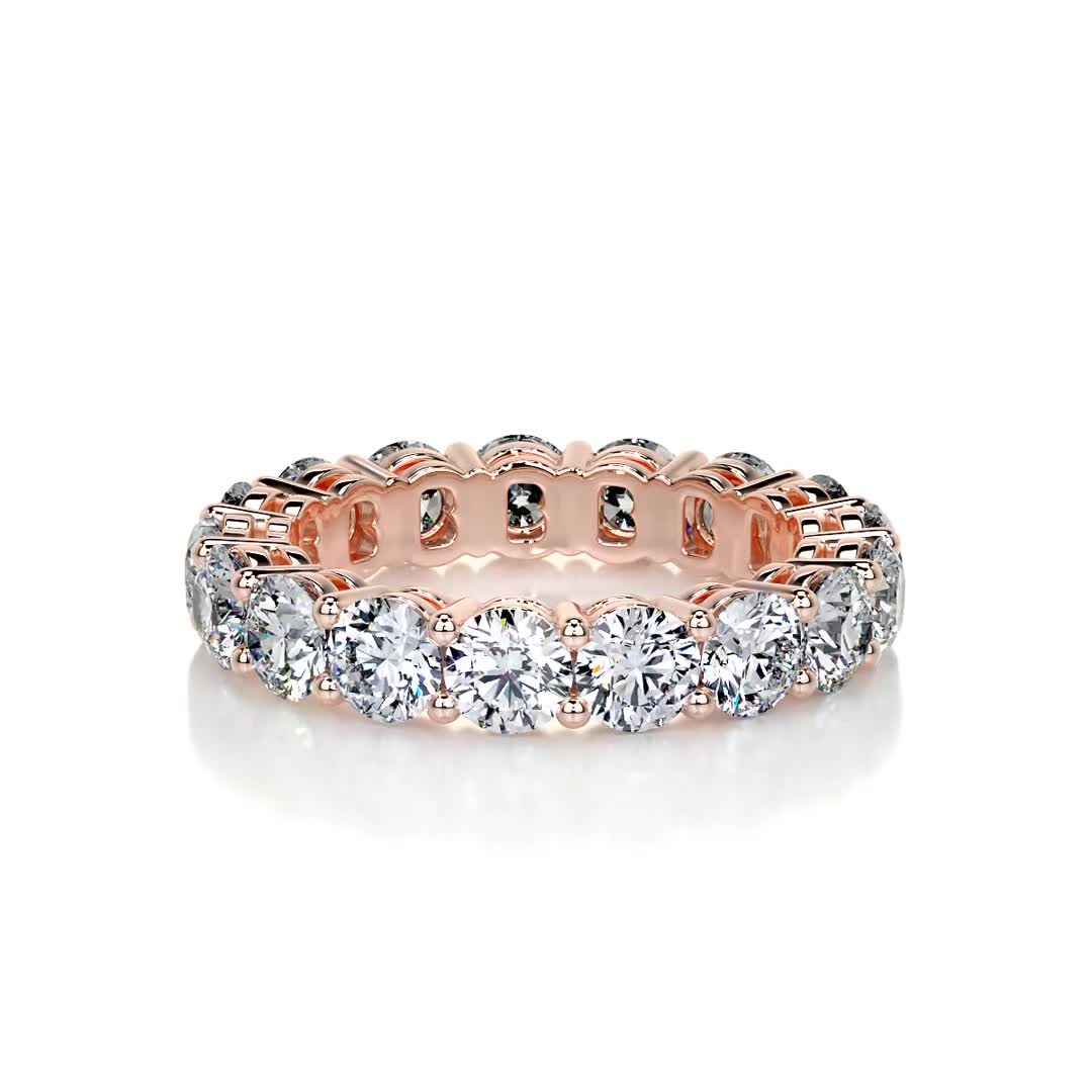 Anne Lab Grown Diamond Wedding Ring -14K Rose Gold、mySite、hinf8tx79
