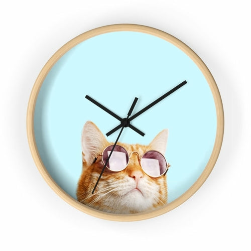 Cat is Always Right Wall Clock、mySite、camillekostekn