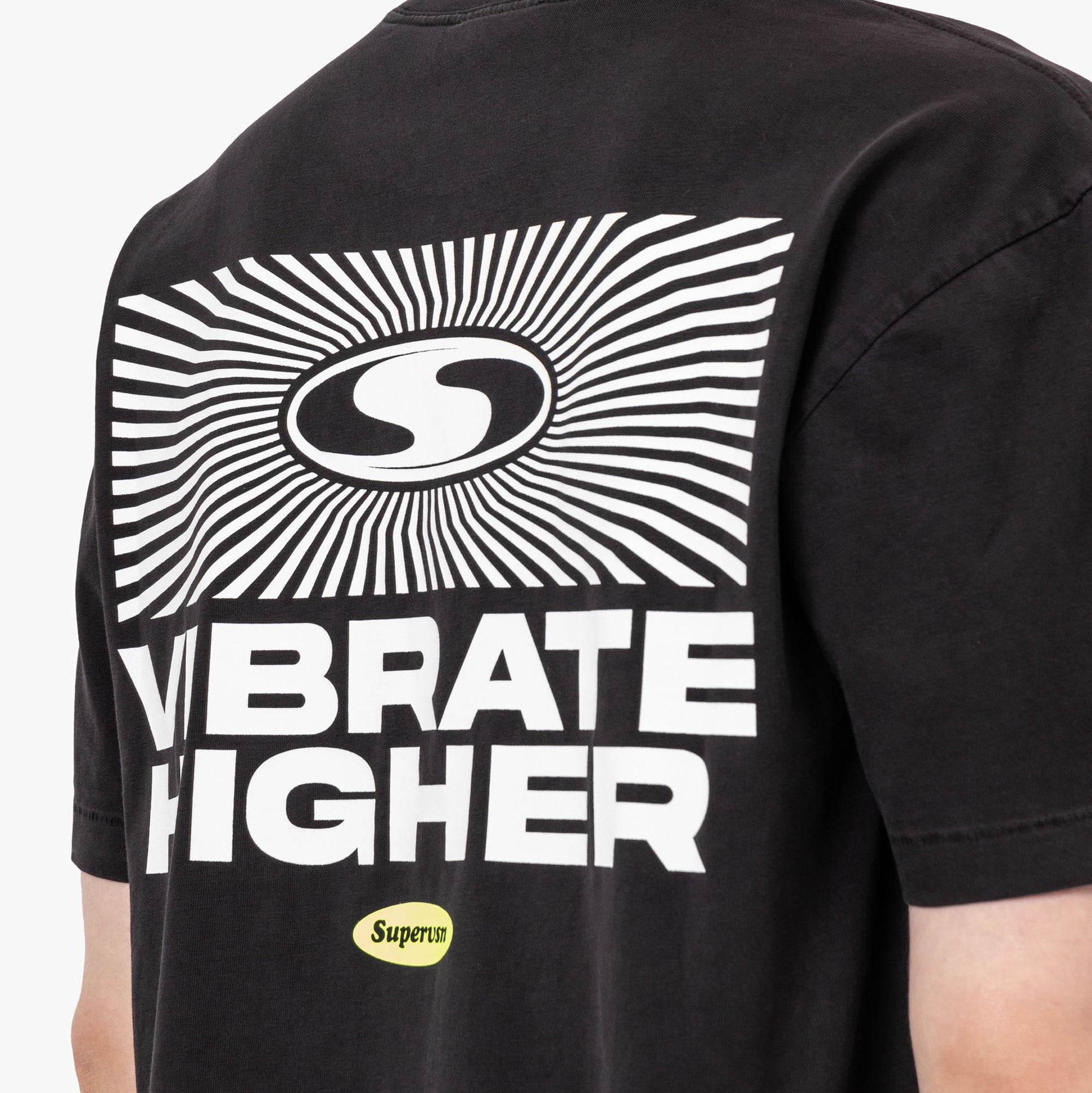  Supervsn Vibrate Higher T-Shirt / Vintage Black、mySite、merchandisen