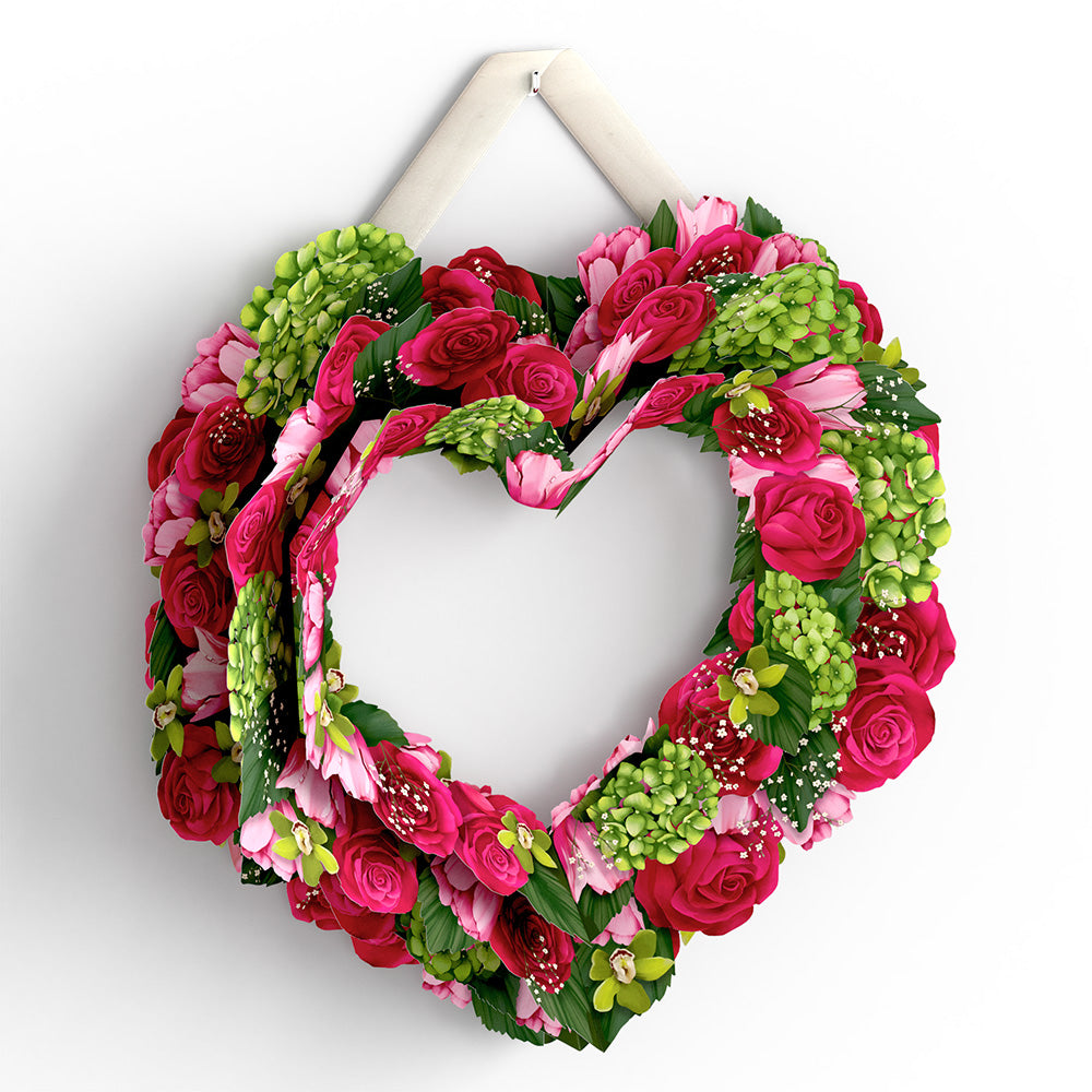 Rose Heart Wreath、mySite、solidvoid