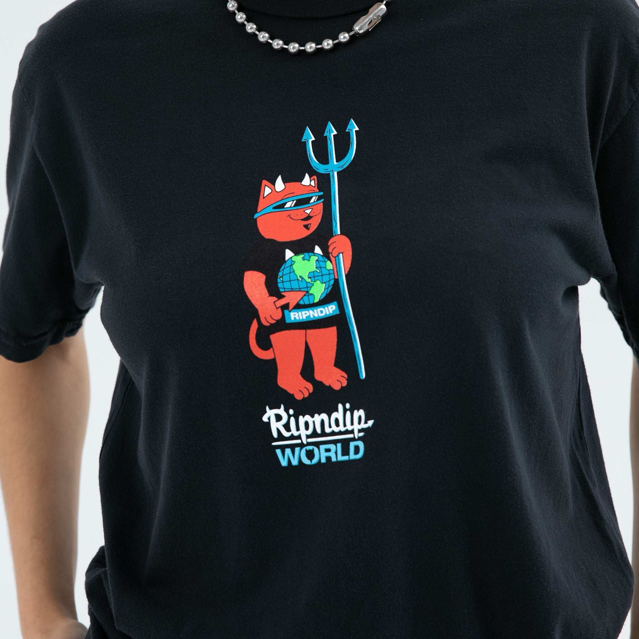  DevilNerm World Tee (Vintage Black)、mySite、merchandisen