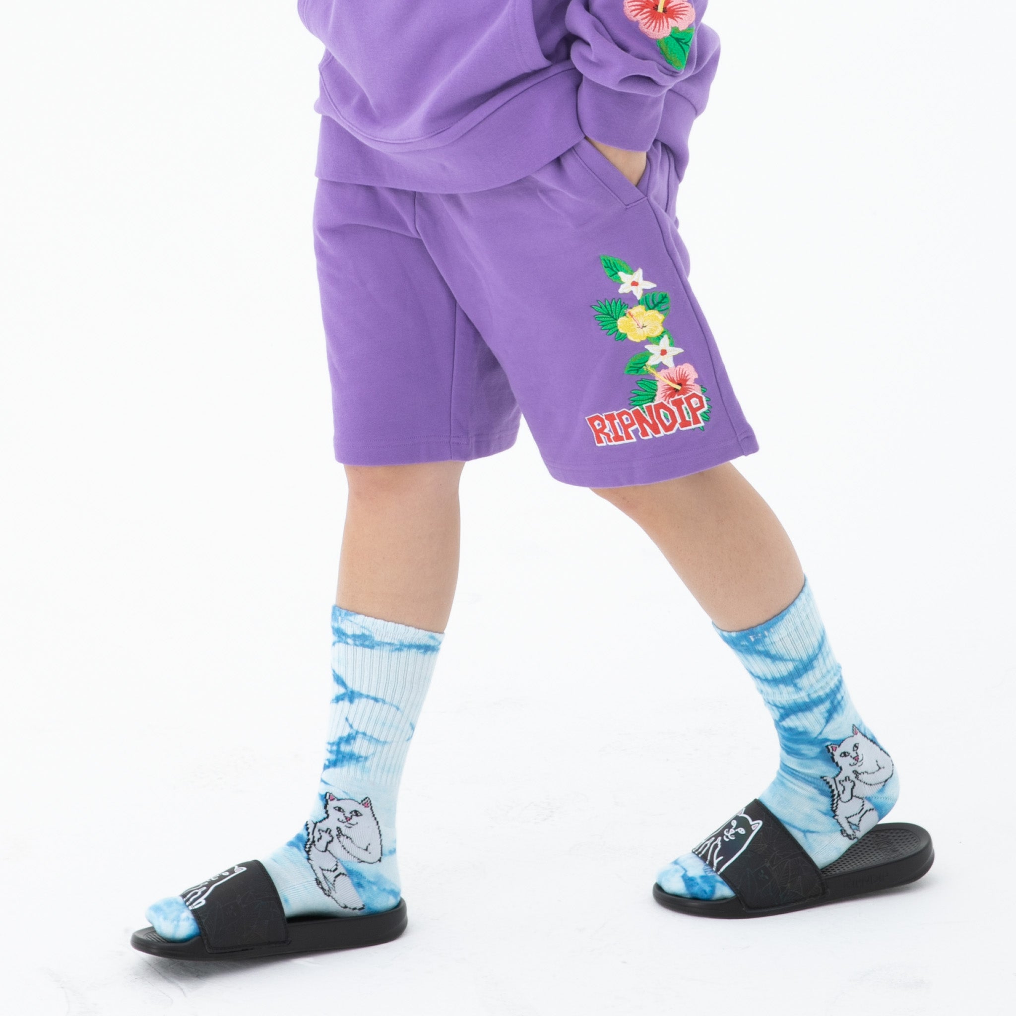  Aloha Nerm Sweatshorts (Lavender)、mySite、merchandisen