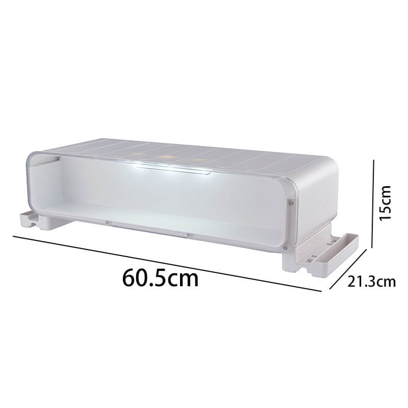  FigPalace Monitor Riser with Storage – LED Lighting, Adjustable Height, Ergonomic Design、mySite、greenlandpopulation