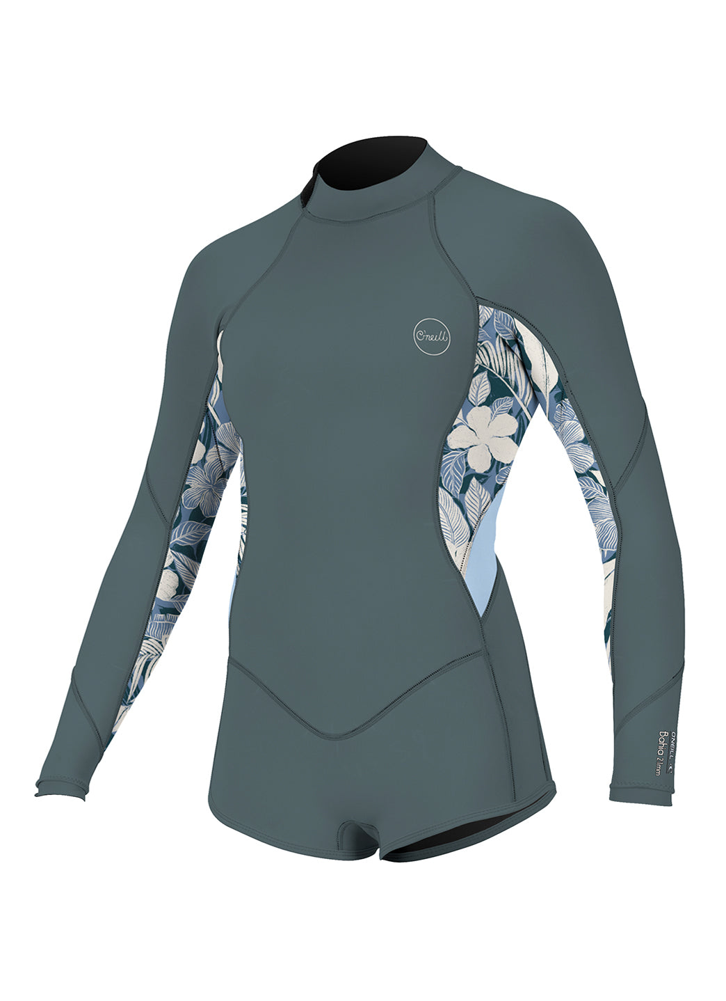 O'Neill Girls' 2/1MM Bahia Back Zip Springsuit Wetsuit、mySite、noshort