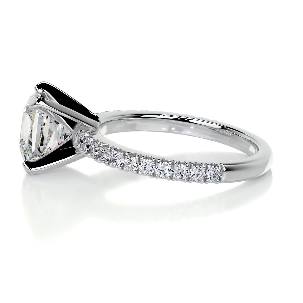 Stephanie Diamond Engagement Ring -14K White Gold、mySite、hinf8tx79