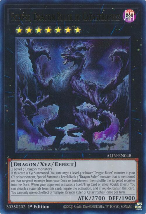 Eclipse, Dragon Ruler of Catastrophes ALIN-EN048 Ultra Rare、mySite、waistdrama