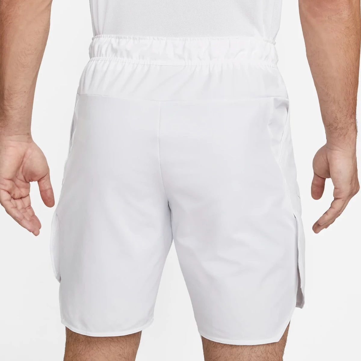Nike Men's Dri-FIT Advantage Short 9-Inch (White)