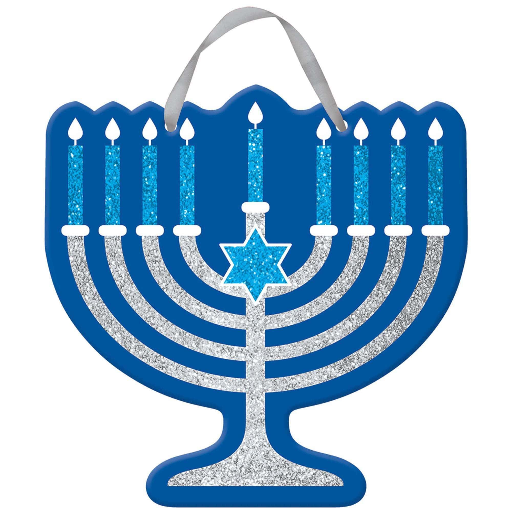 Hanukkah Menorah Glitter Sign、mySite、topwebapps