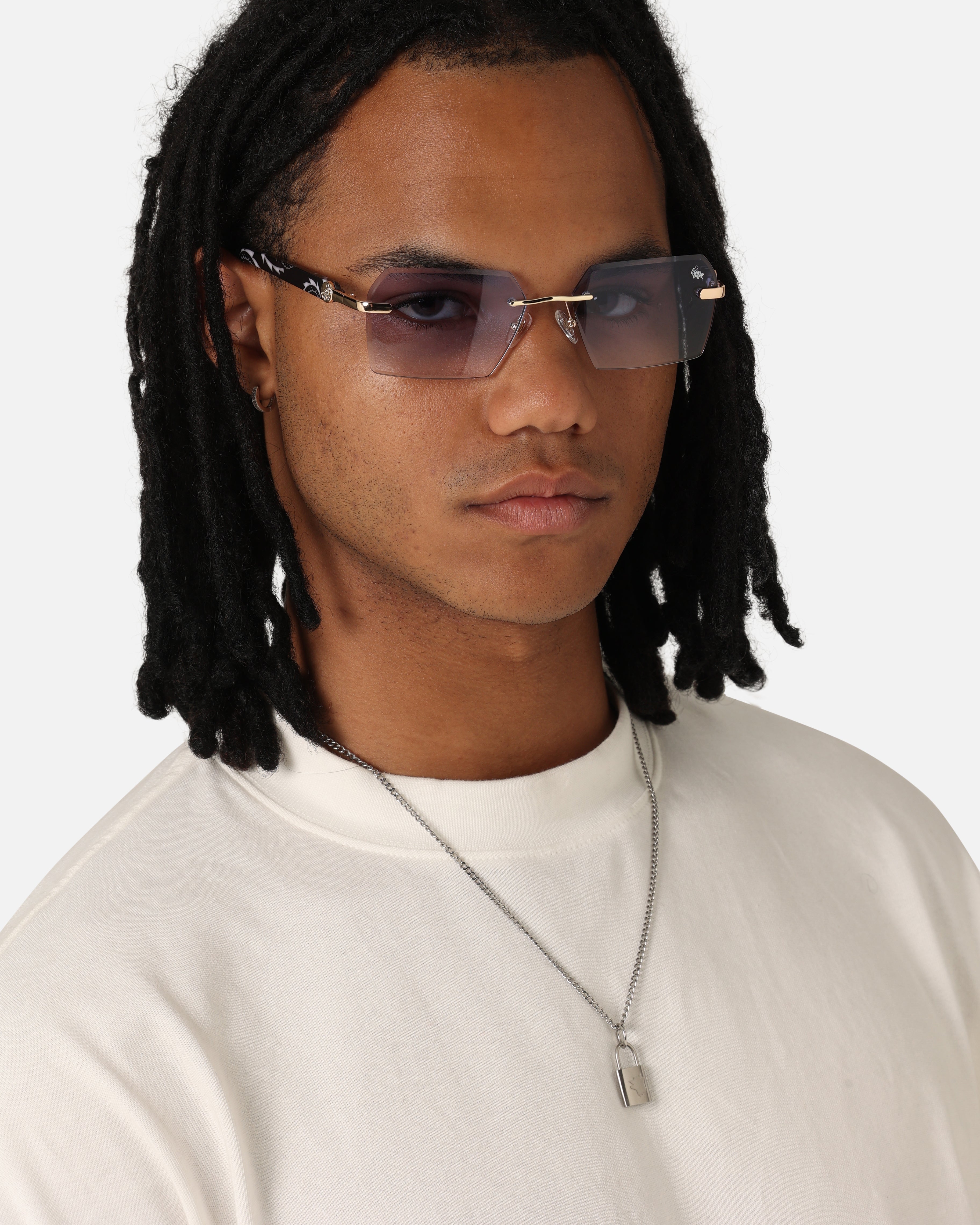 Belvoir & Co X Culture Kings Kennedy Sunglasses Blue/Gold/Black、mySite、zt4zffjzw