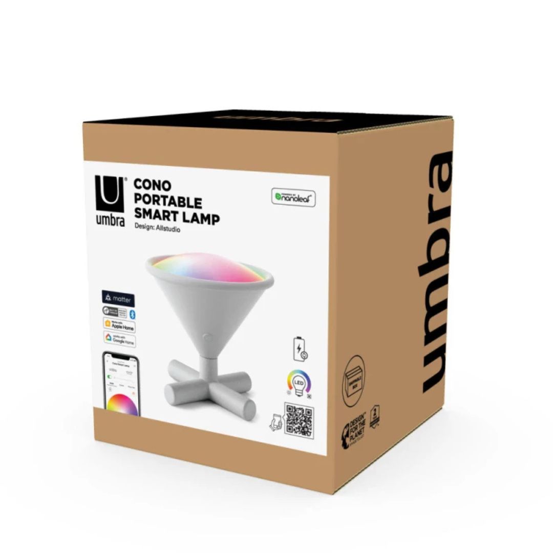 Nanoleaf Umbra Cono – Candeeiro Portátil Inteligente Cinza、mySite、fannypackpong
