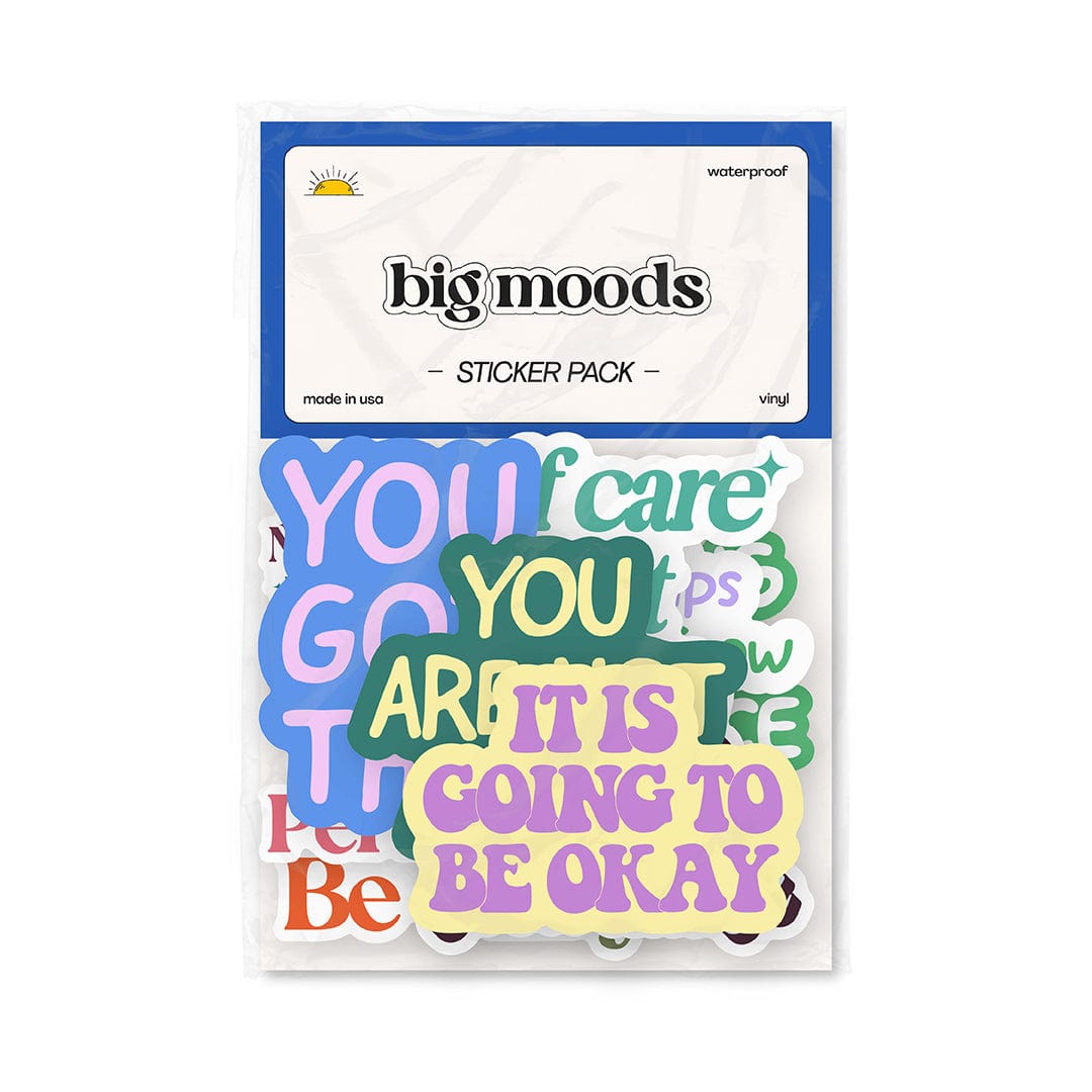  Mental Health Awareness Text Stickers 10 Pack、mySite、elrpsem3k