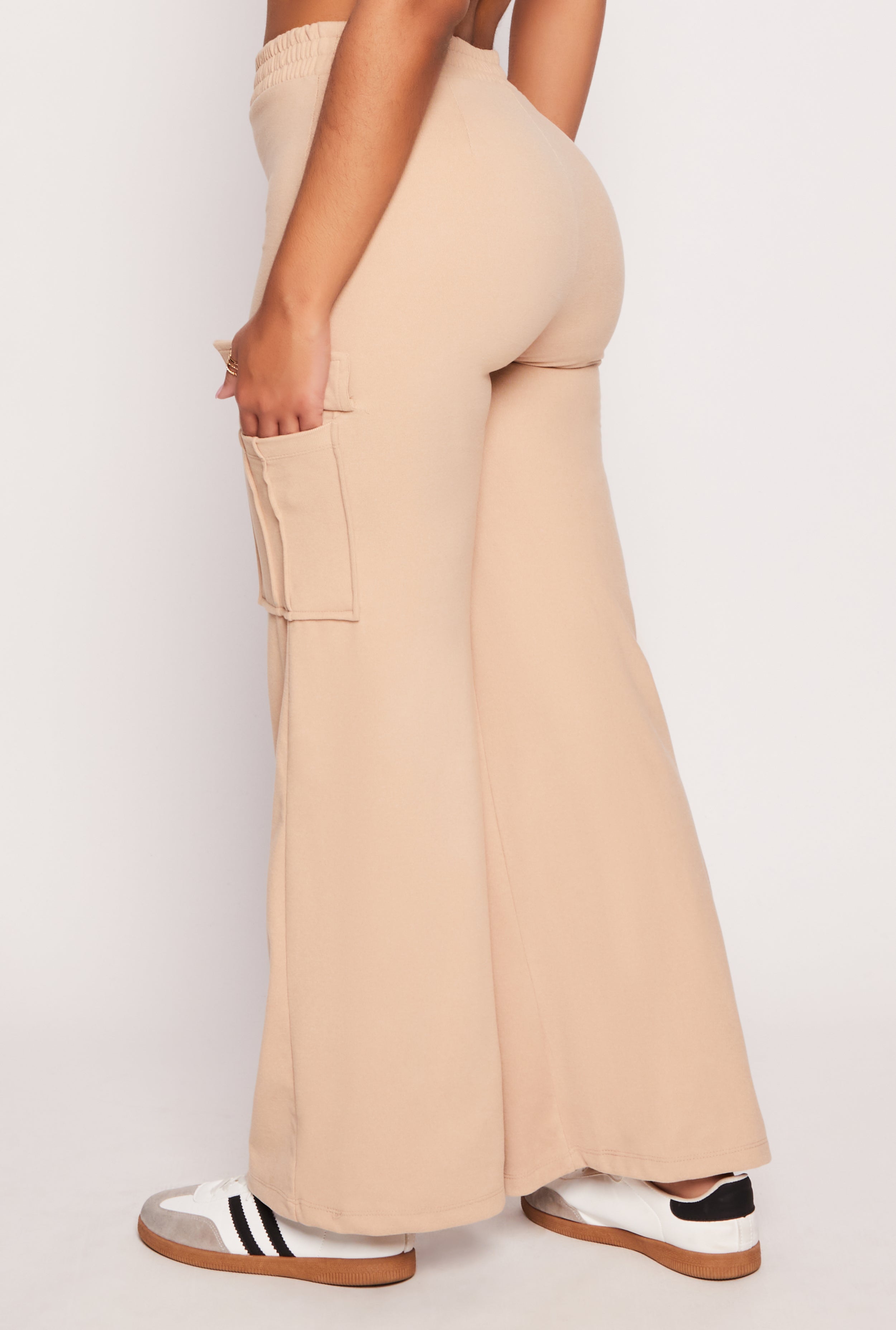 Iris Wide Leg Cargo Sweatpants、mySite、camillekostekn