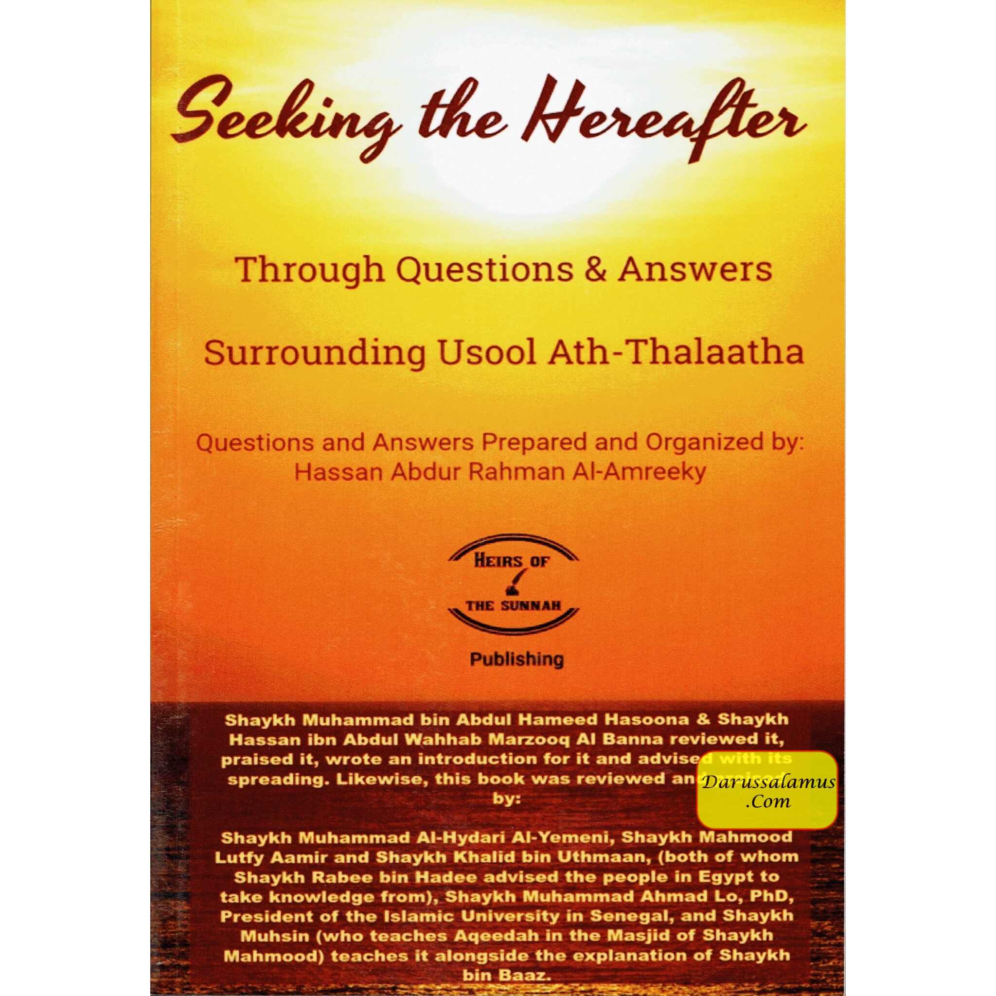 Seeking the Hereafter : Through Questions and Answers Surrounding Usool Ath-Thalaatha By Sh. Muhammad bin Abdul Wahhab、mySite、topwebapps