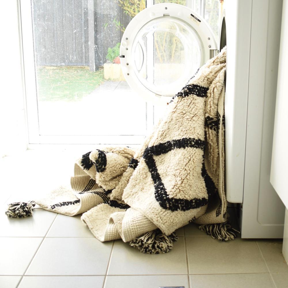 Cotton Berber Black Washable Area Rug、mySite、gigharbornorthrealestate