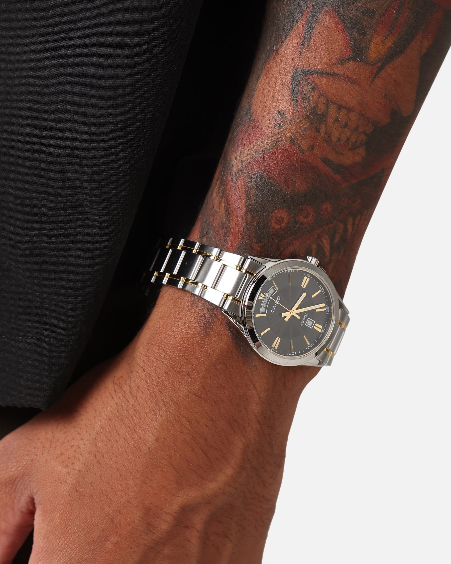 Casio MTP-1381G-1AVDF Watch Silver/Black/Gold、mySite、zt4zffjzw