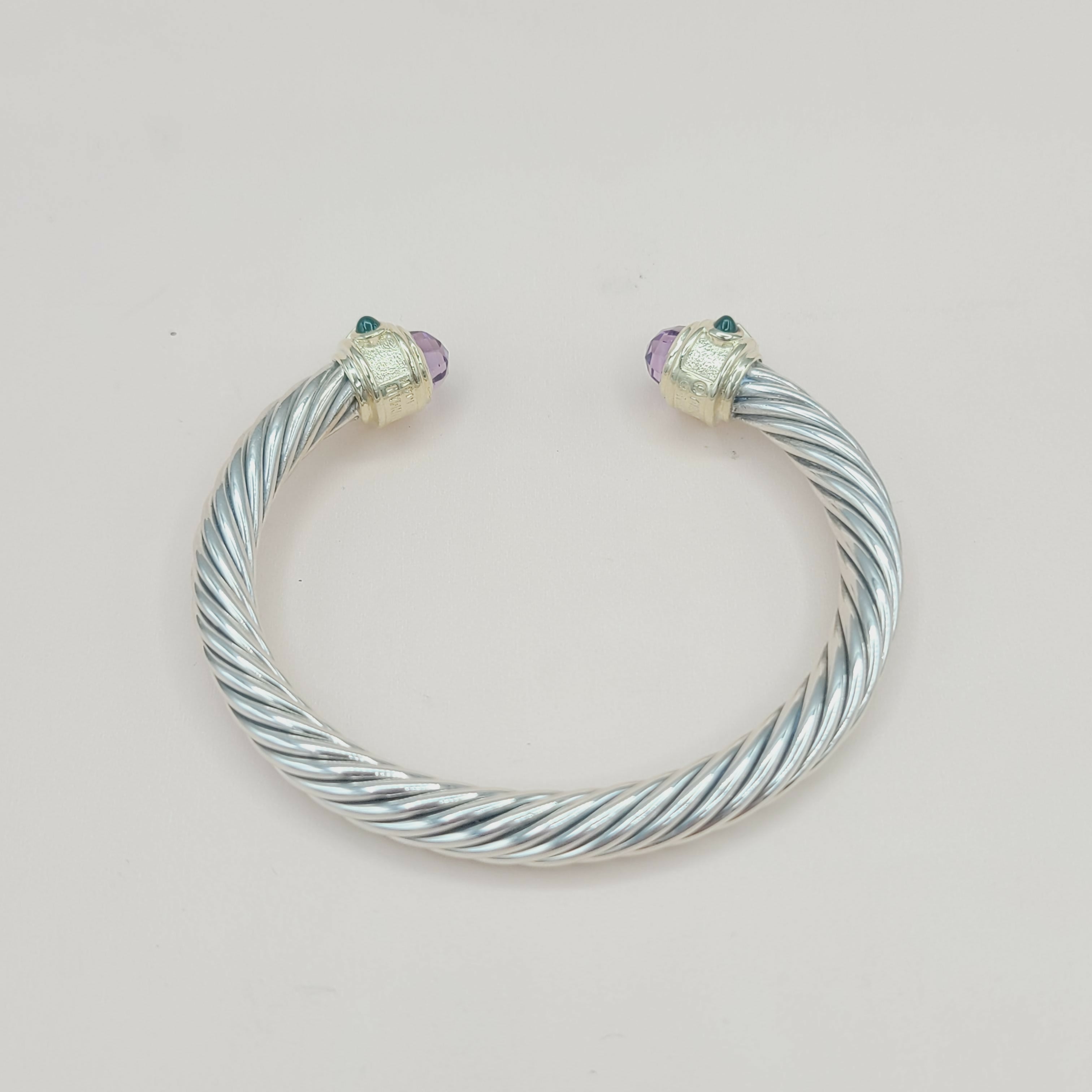 David Yurman Renaissance Bracelet 7mm Amethyst & Garnet、mySite、hinf8tx79