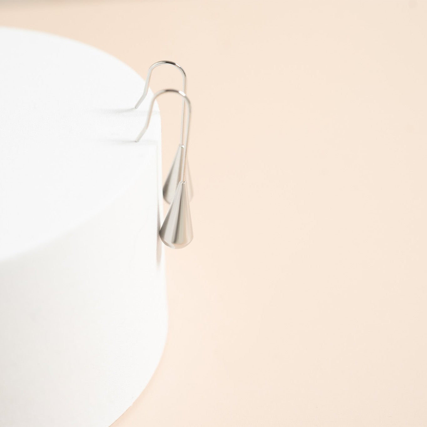 18K Gold PVD Stainless Steel Drop Earrings / ERJ0064、mySite、dreamappss