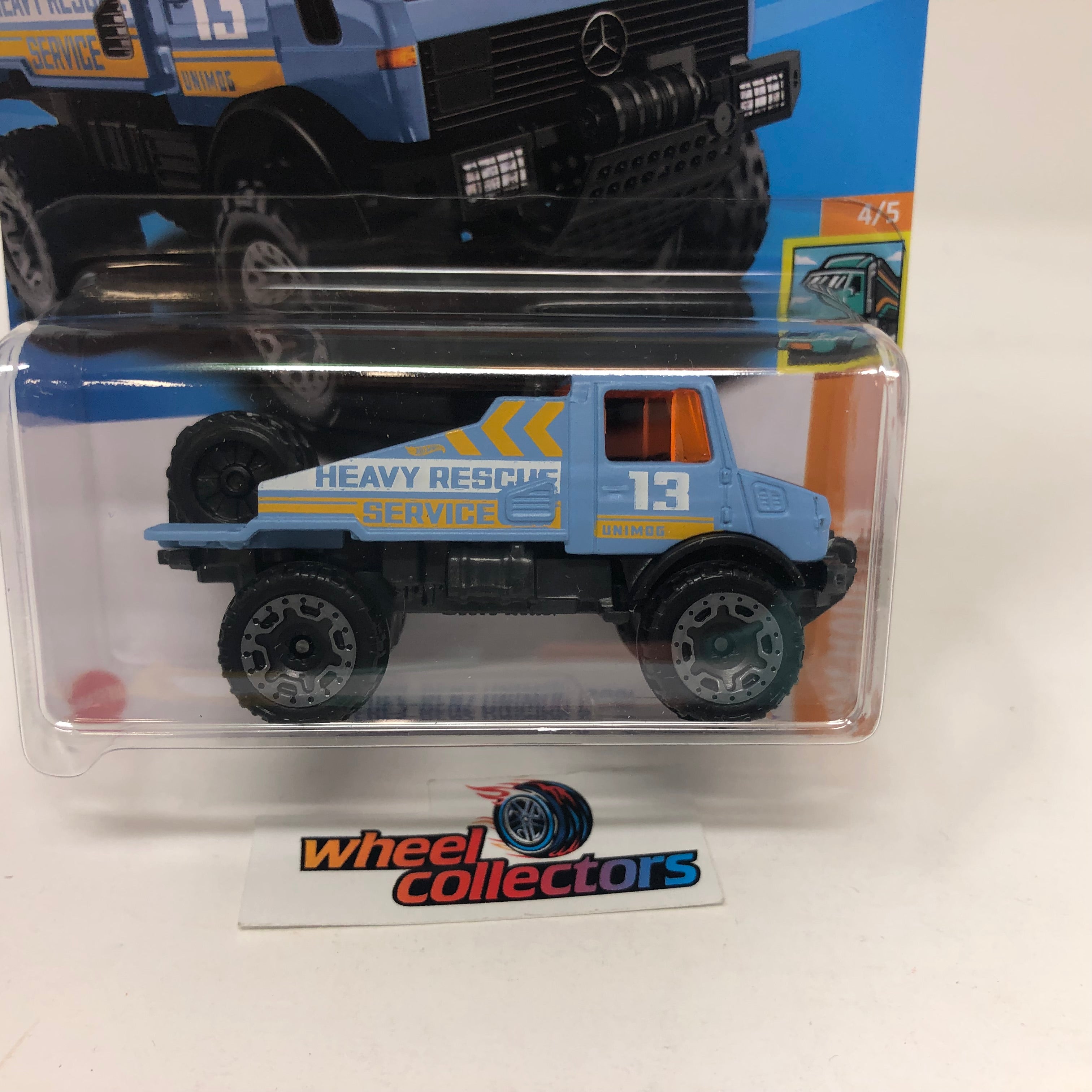 Mercedes-Benz Unimog 1300L #61 * Blue * 2023 Hot Wheels、mySite、hgirdovlk