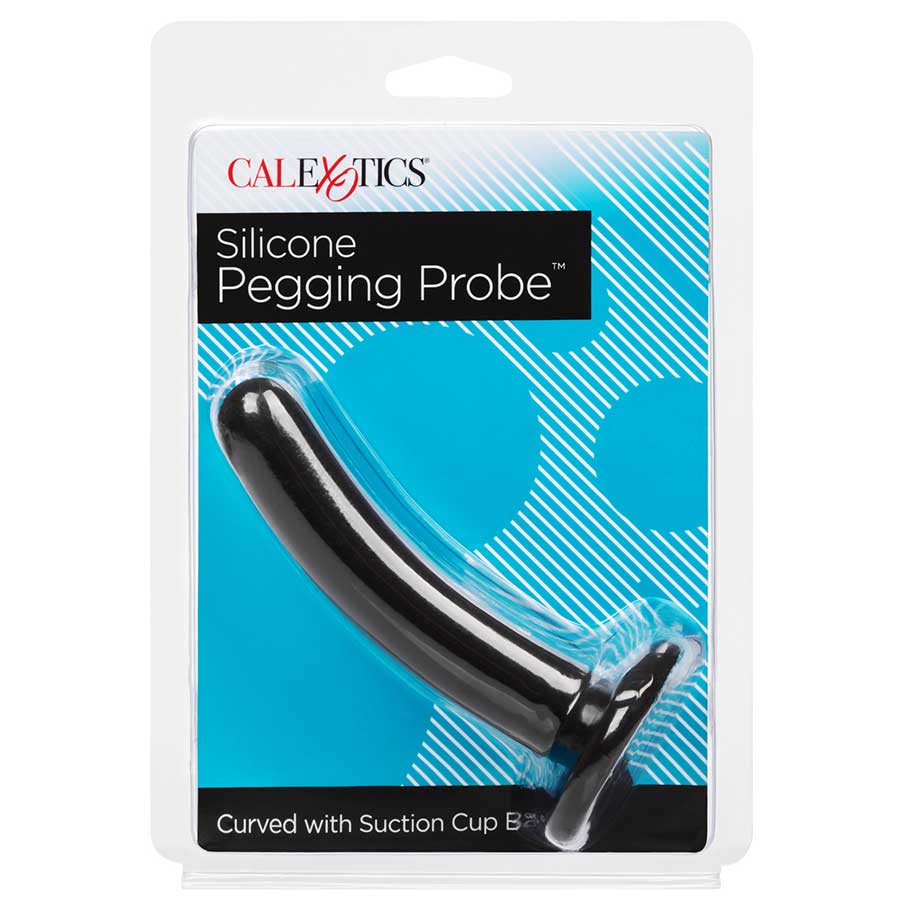 Black Silicone 5 Inch Pegging Probe and Anal Dildo、mySite、bottomscart