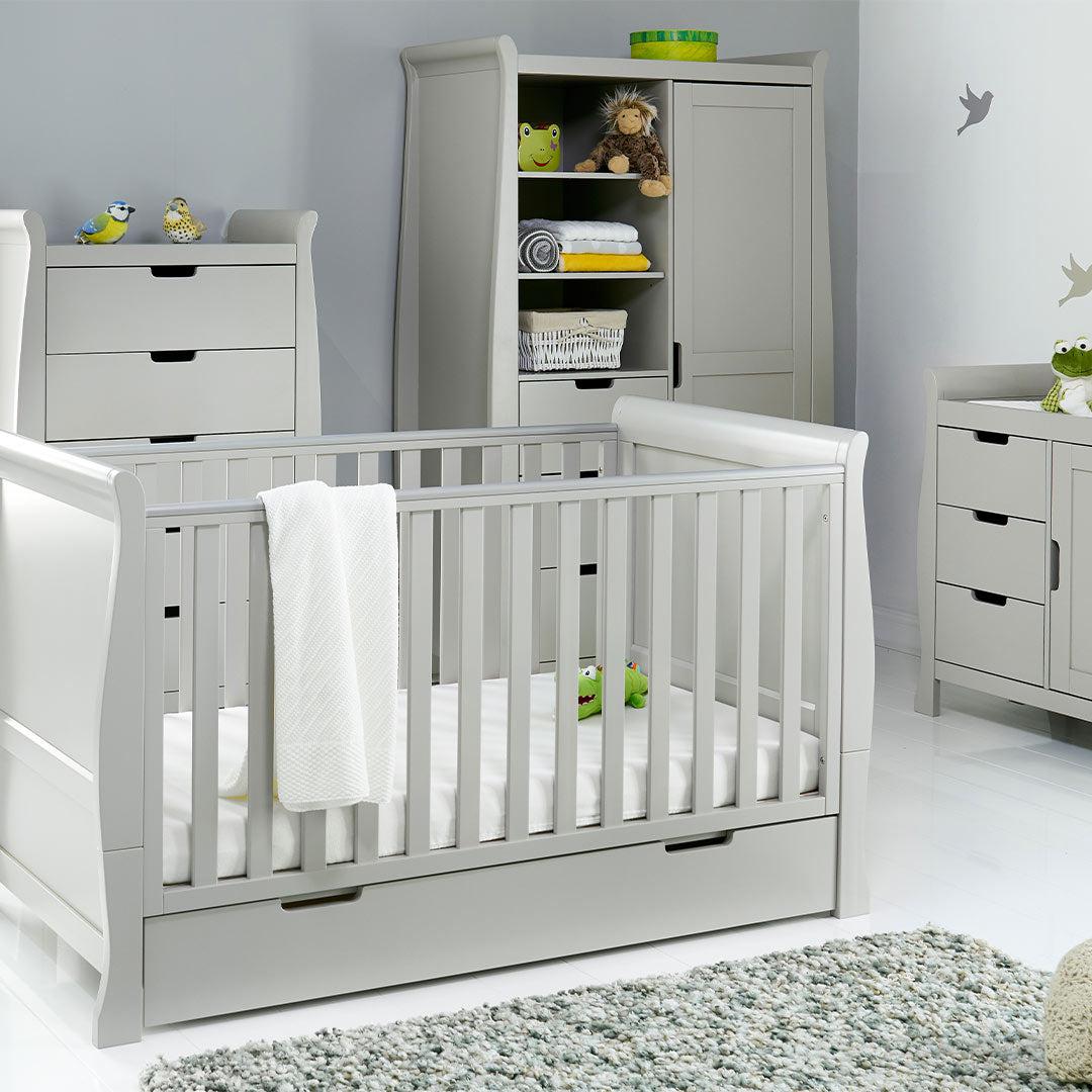  Obaby Stamford Classic 4 Piece Room Set - Warm Grey、mySite、merchandisen