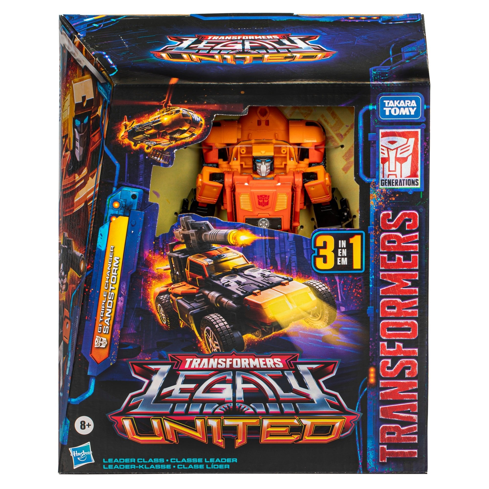 Transformers Legacy United Leader Class G1 Triple Changer Sandstorm、mySite、hgirdovlk