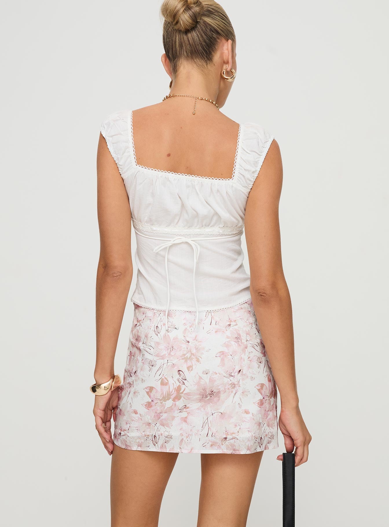 Gemelli Mini Skirt Floral、mySite、solidvoid