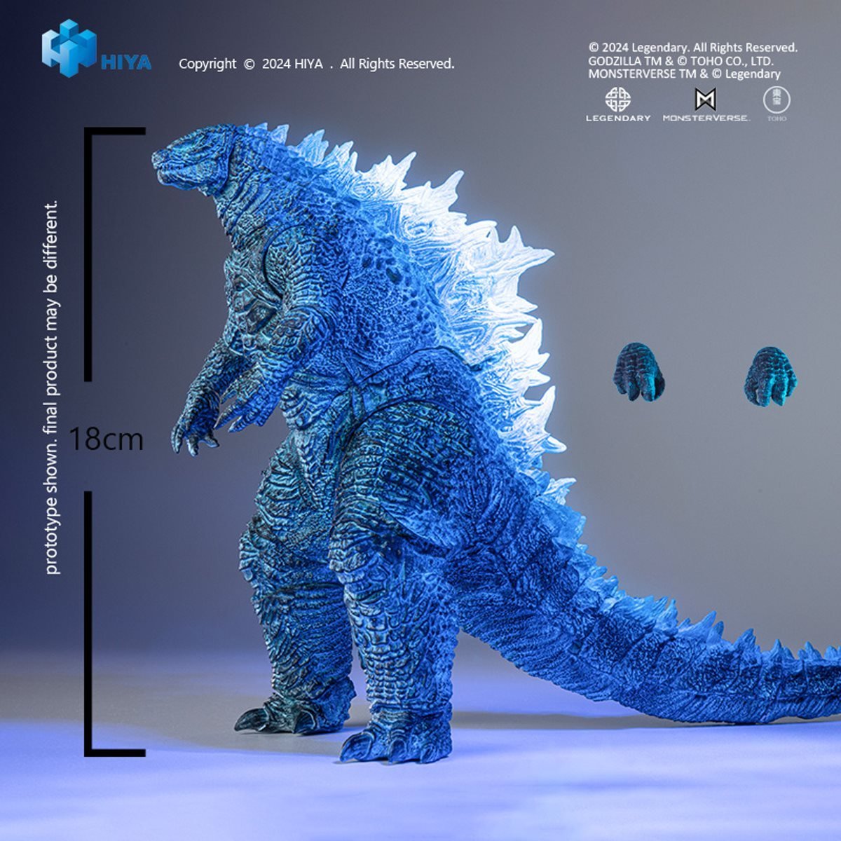 Hiya Toys Exquisite Basic Series Godzilla x Kong: The New Empire Energized Godzilla (Previews Exclusive)、mySite、hgirdovlk