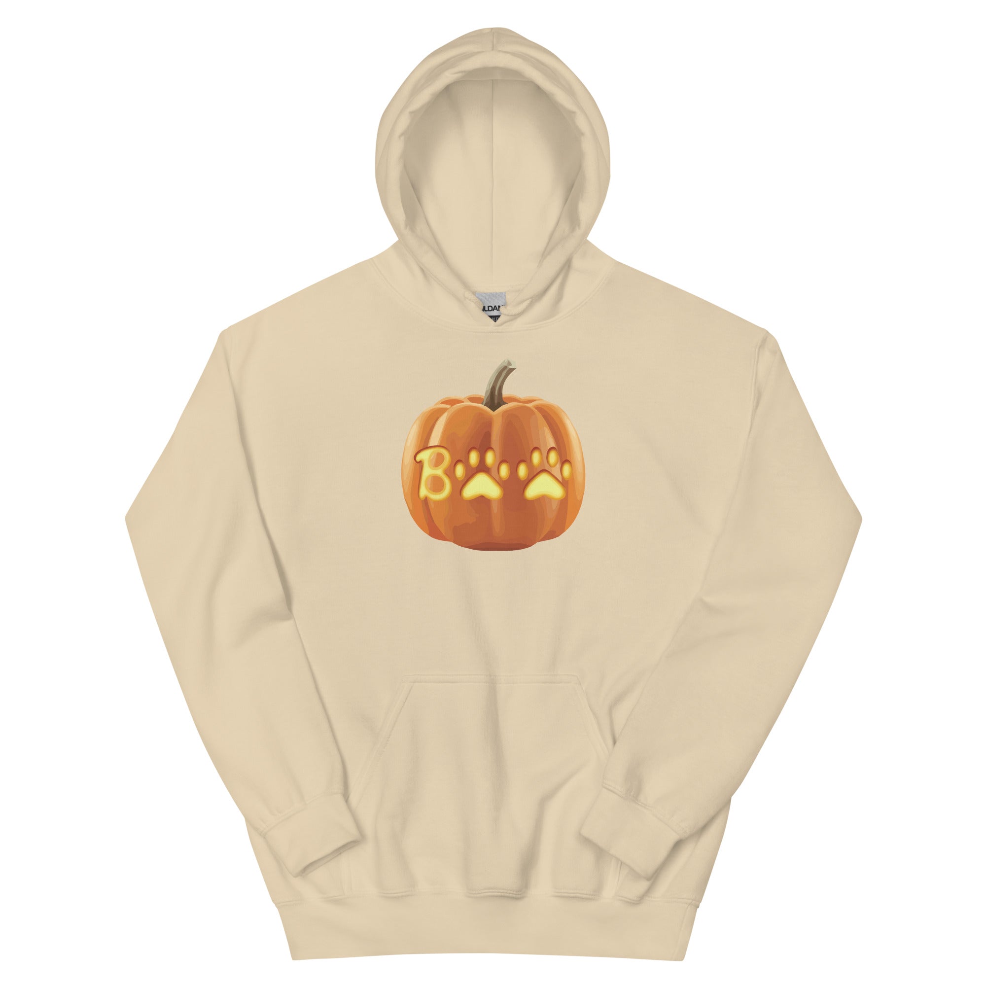 Paw Print Boo Pumpkin Hoodie、mySite、camillekostekn
