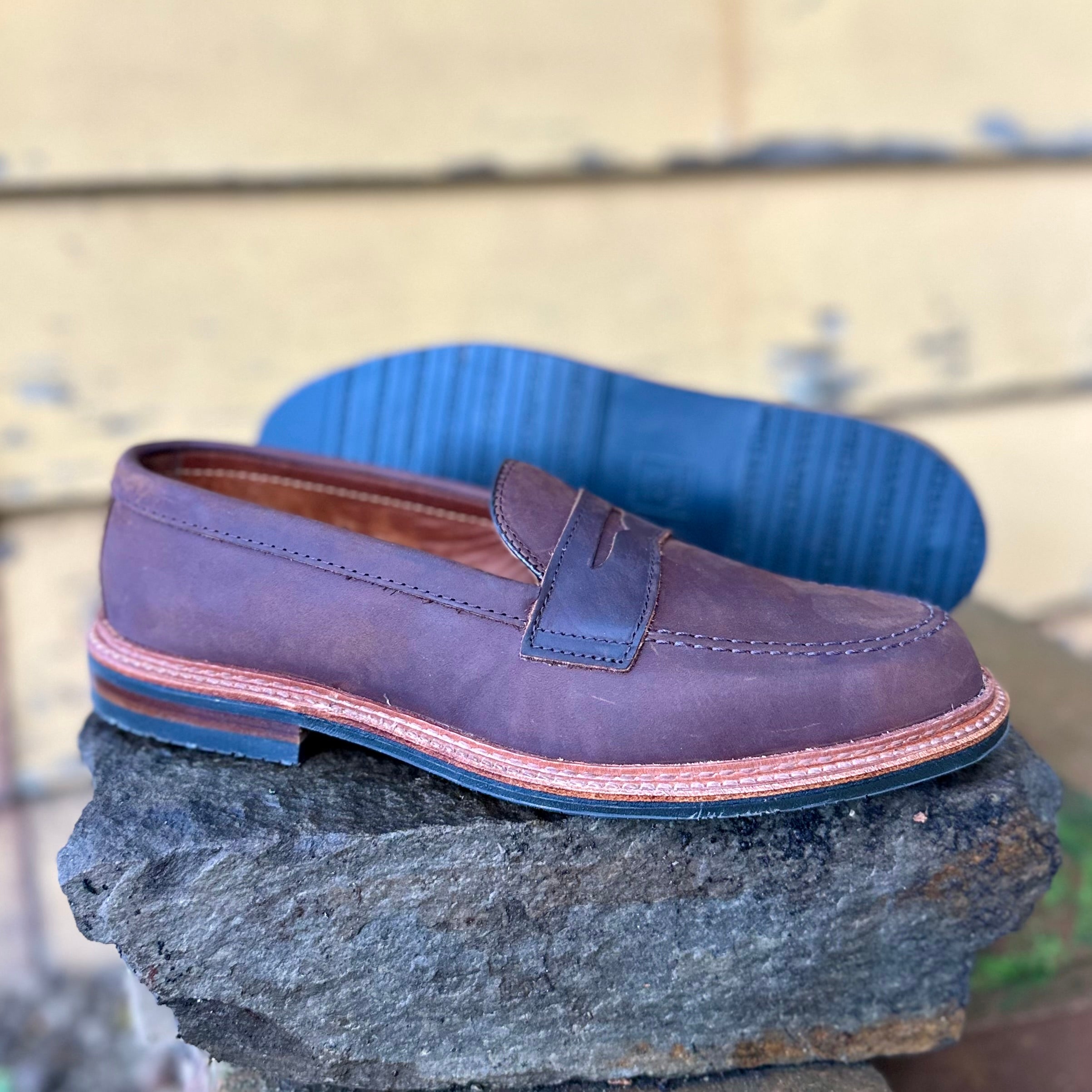  D2216L - Smooth Tobacco Chamois Penny Loafer、mySite、preschool7hills