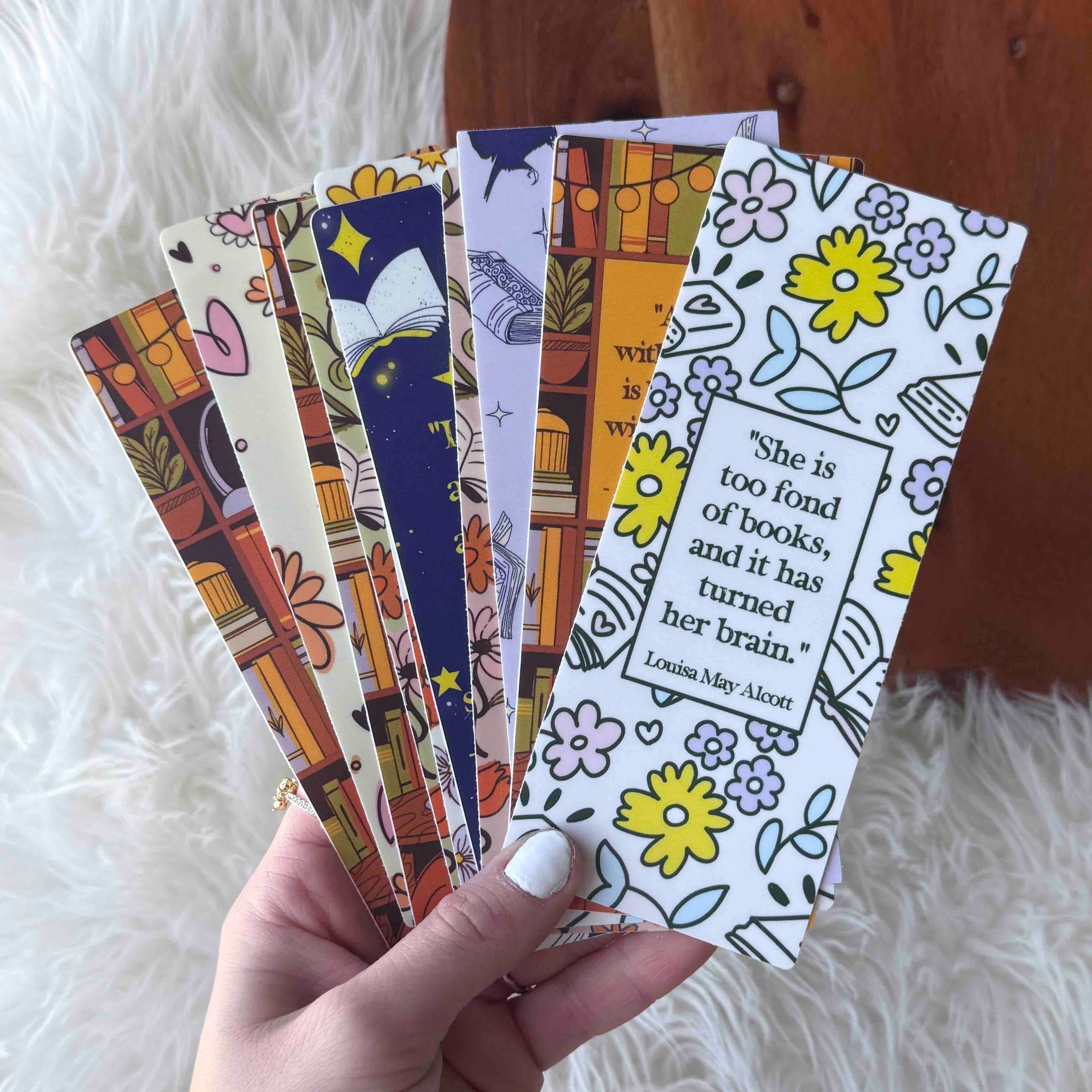  Cozy Bookshelf Corner Bookmark Sticker、mySite、elrpsem3k