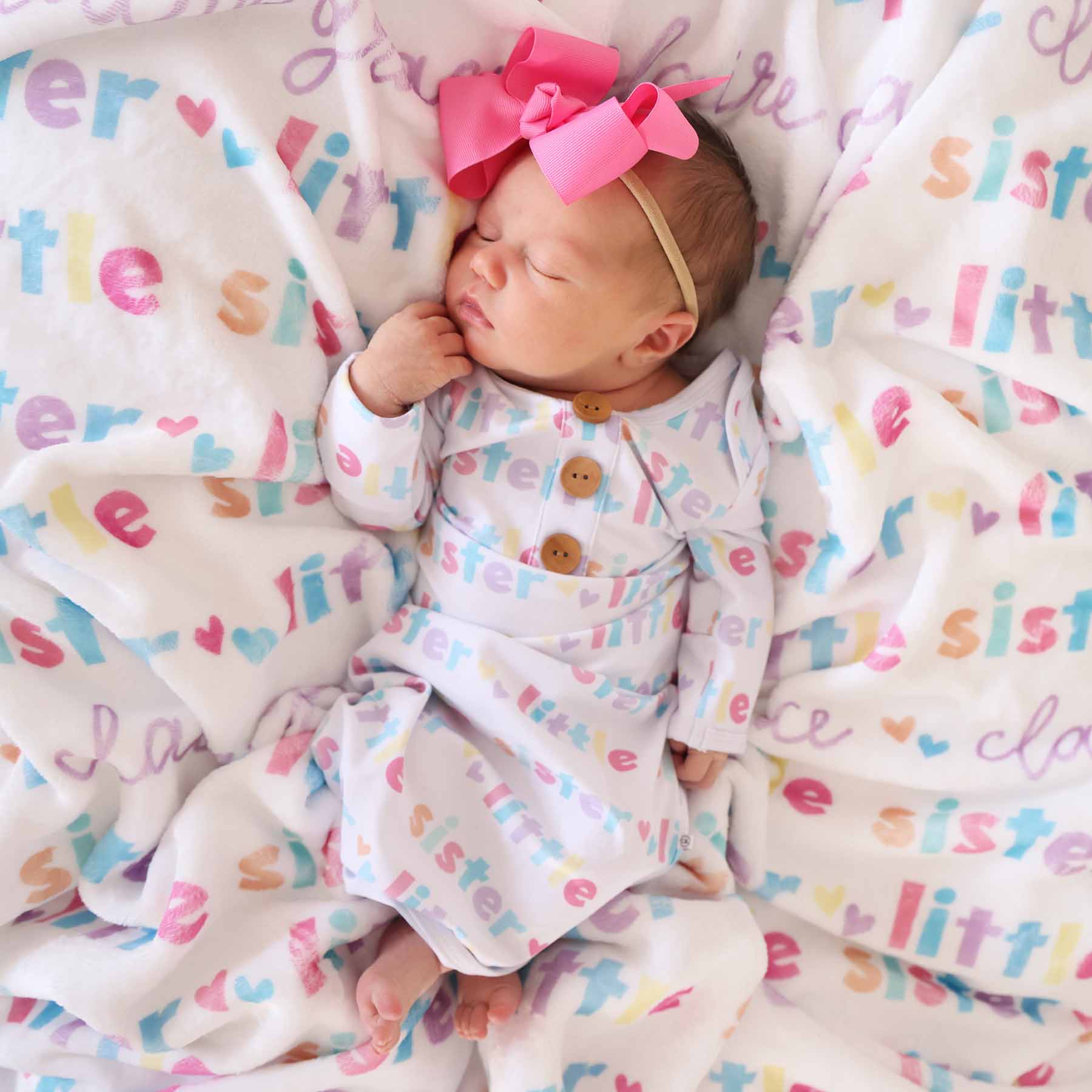  Newborn Baby Knot Gown & Hat Set | Little Sibling、mySite、layawaytickets