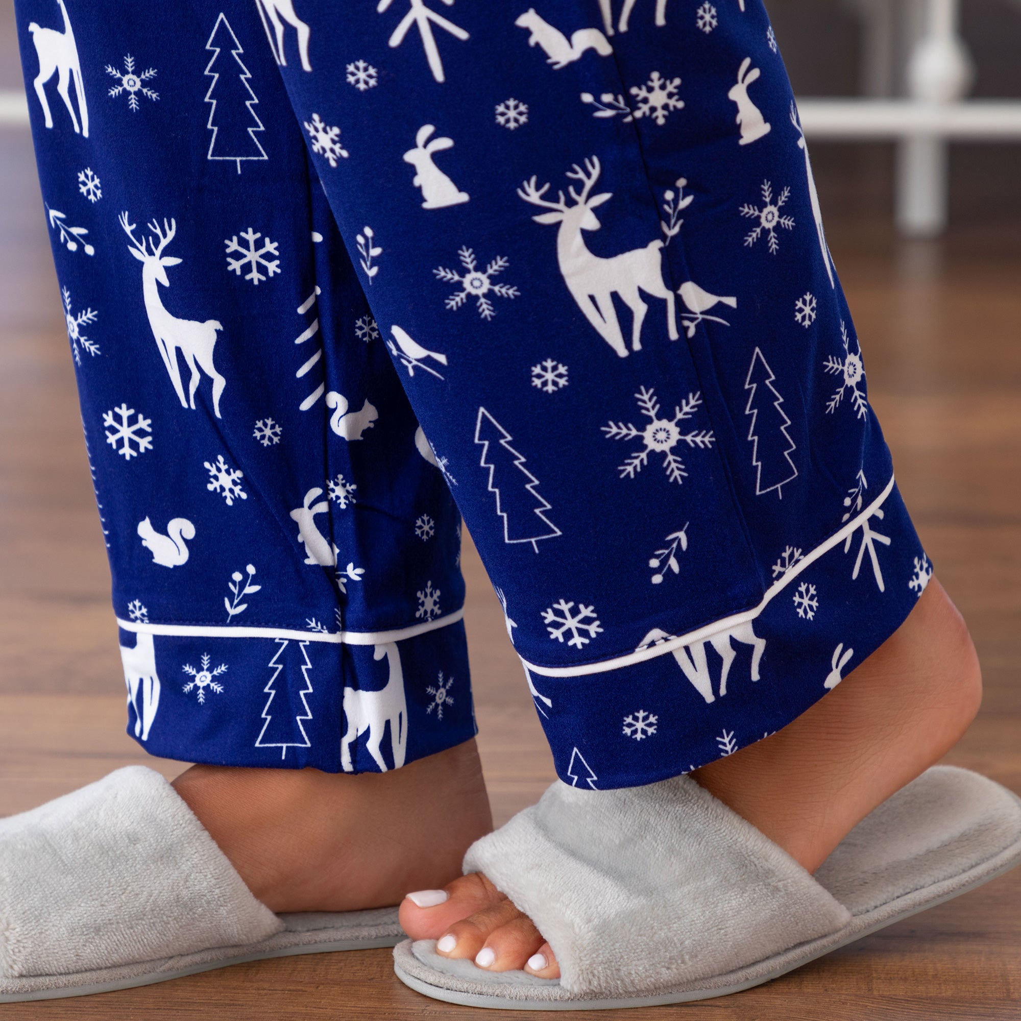 Snowy Winter Night Soft Touch Pajama Set、mySite、camillekostekn