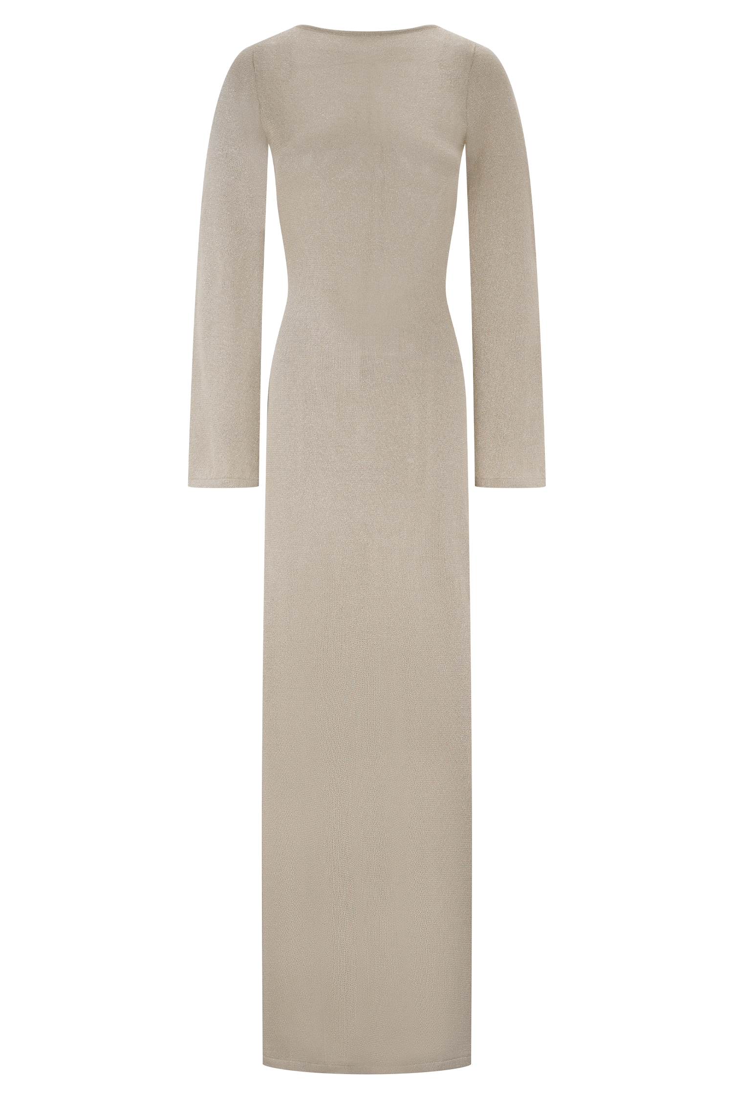 Atticus Knit Maxi Dress With Sequin - Gold、mySite、solidvoid