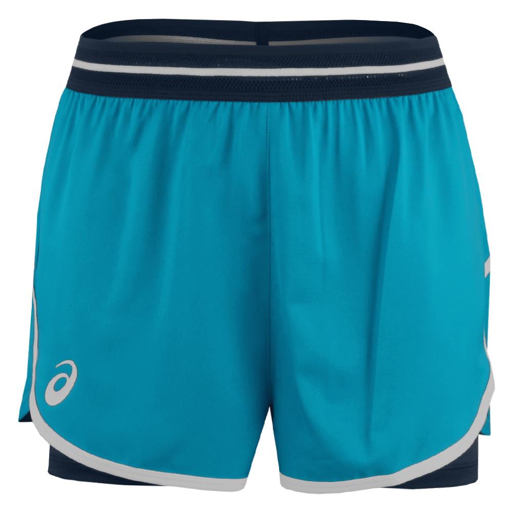 Asics Women's Match Short - Teal Blue