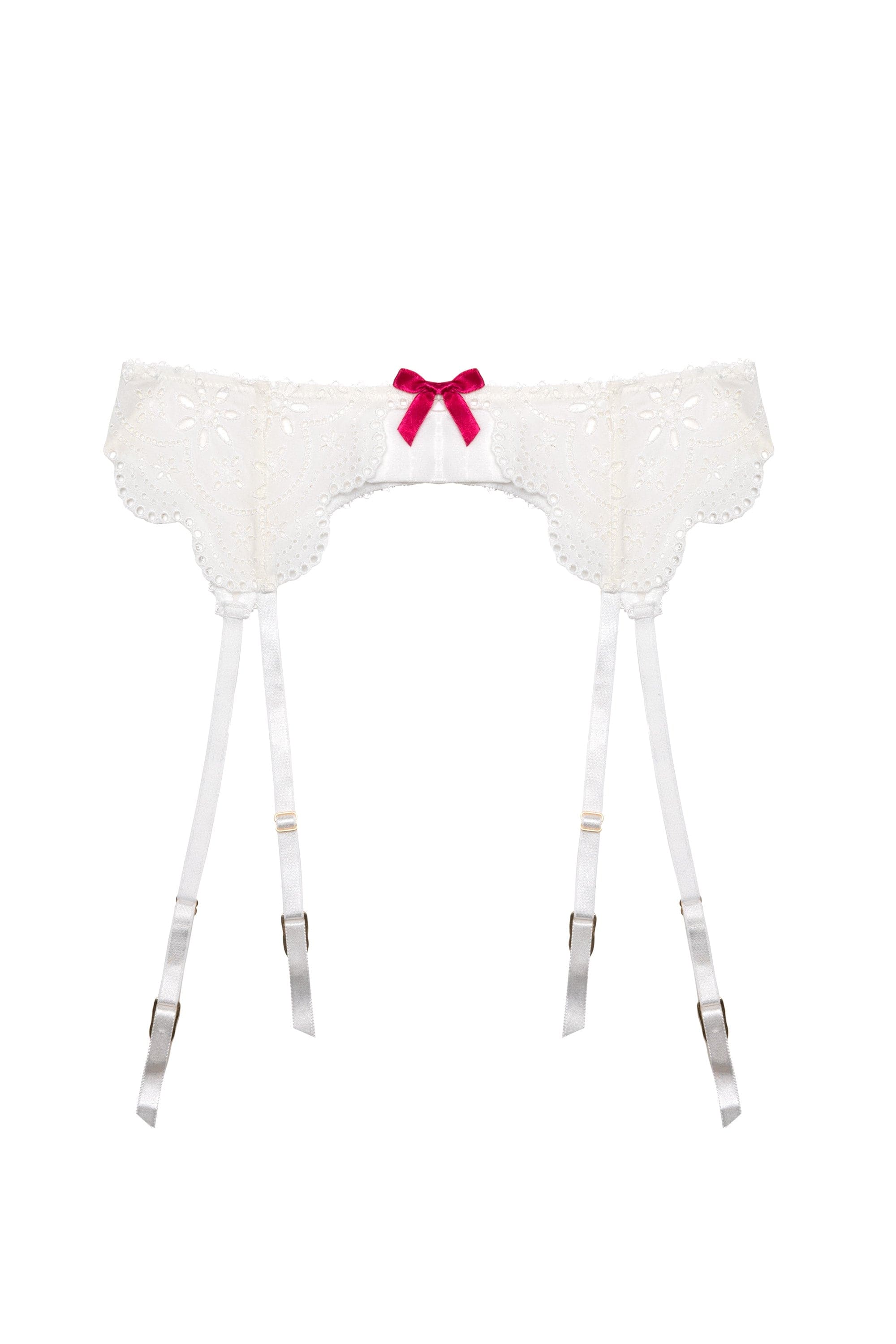 Camille White Broderie Suspender Belt、mySite、bengalsvssteelers