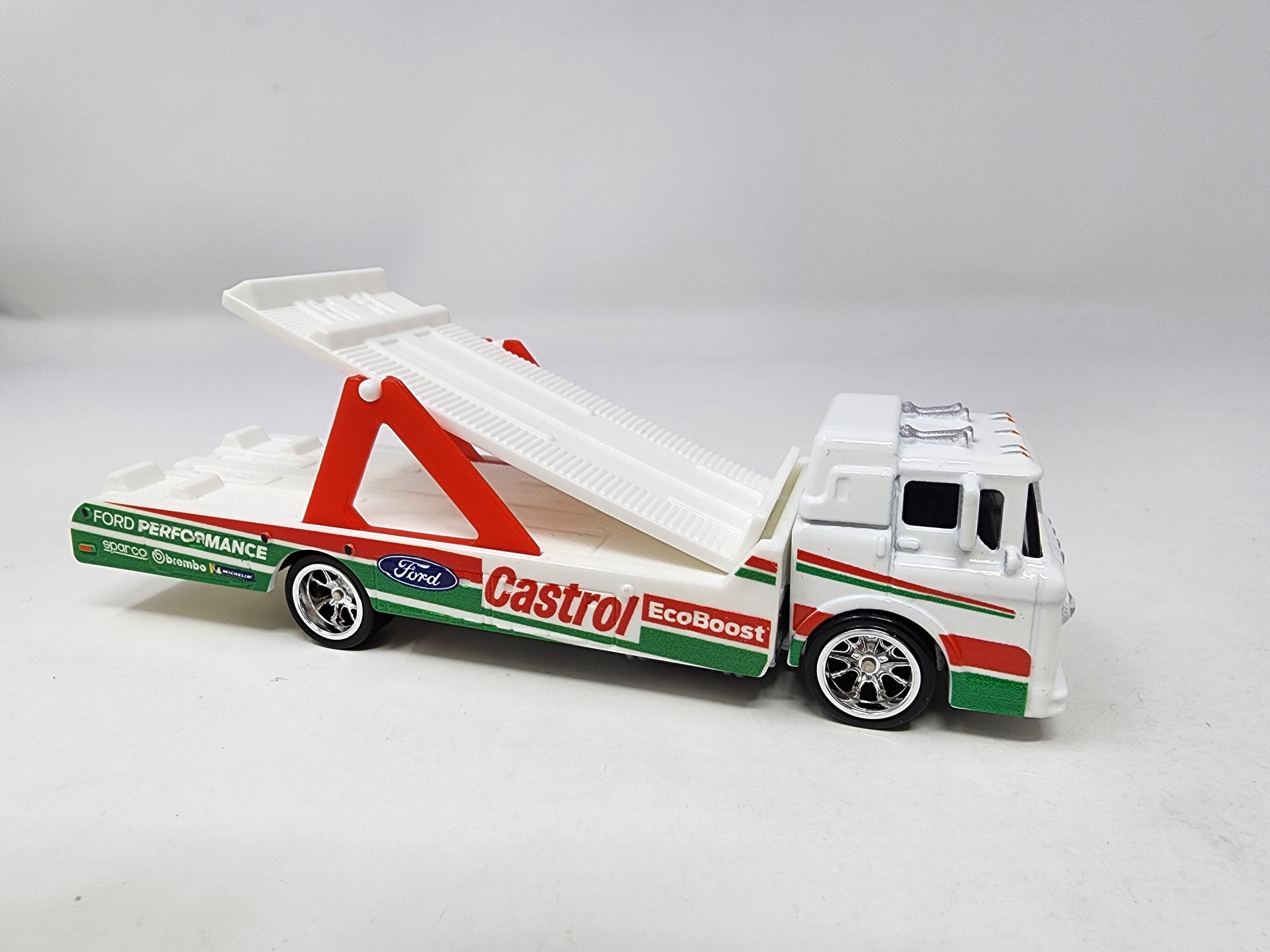 Ford C-800 Castrol Car Hauler * * Hot Wheels Team Transport Loose、mySite、hgirdovlk