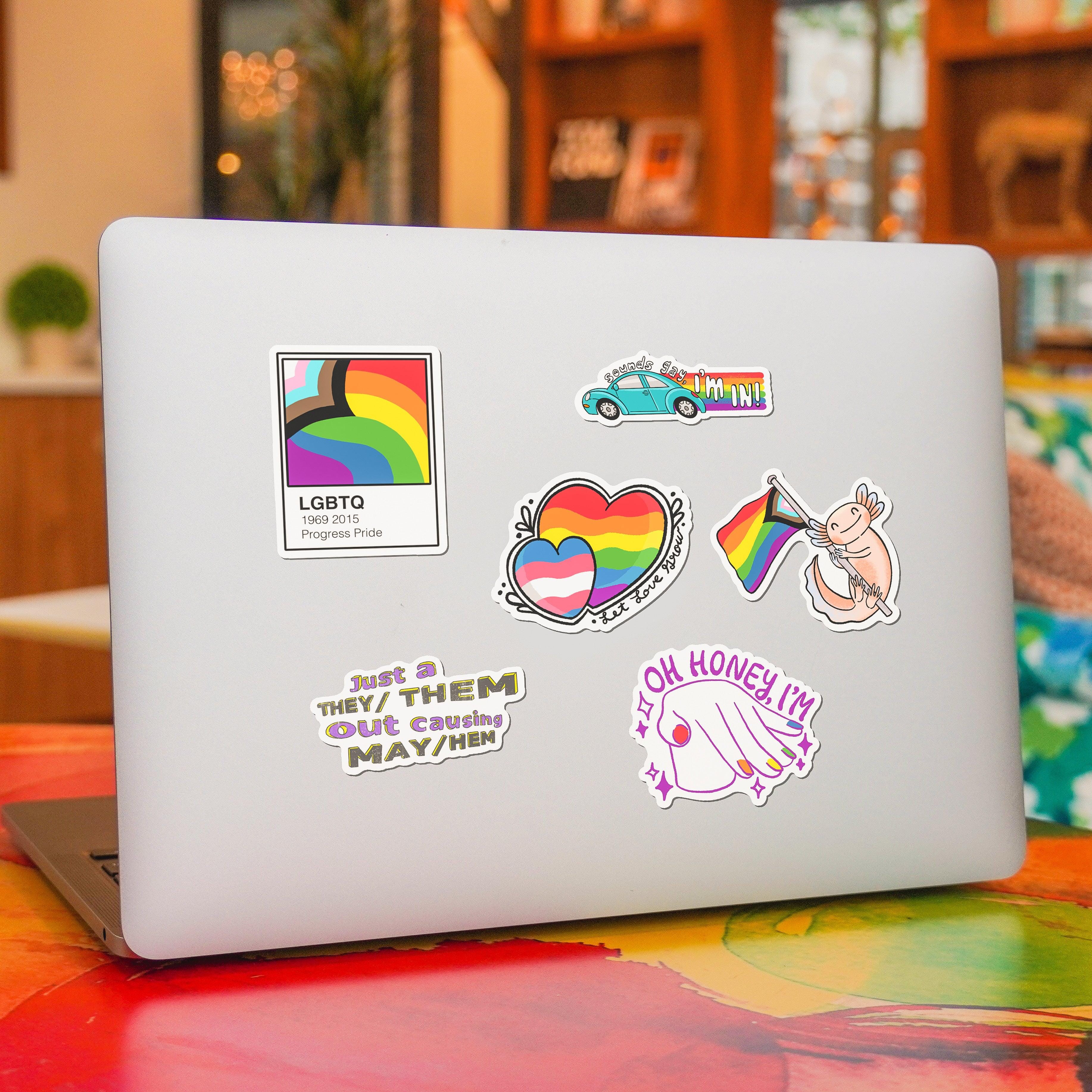  Pride Stickers 6 Pack、mySite、elrpsem3k