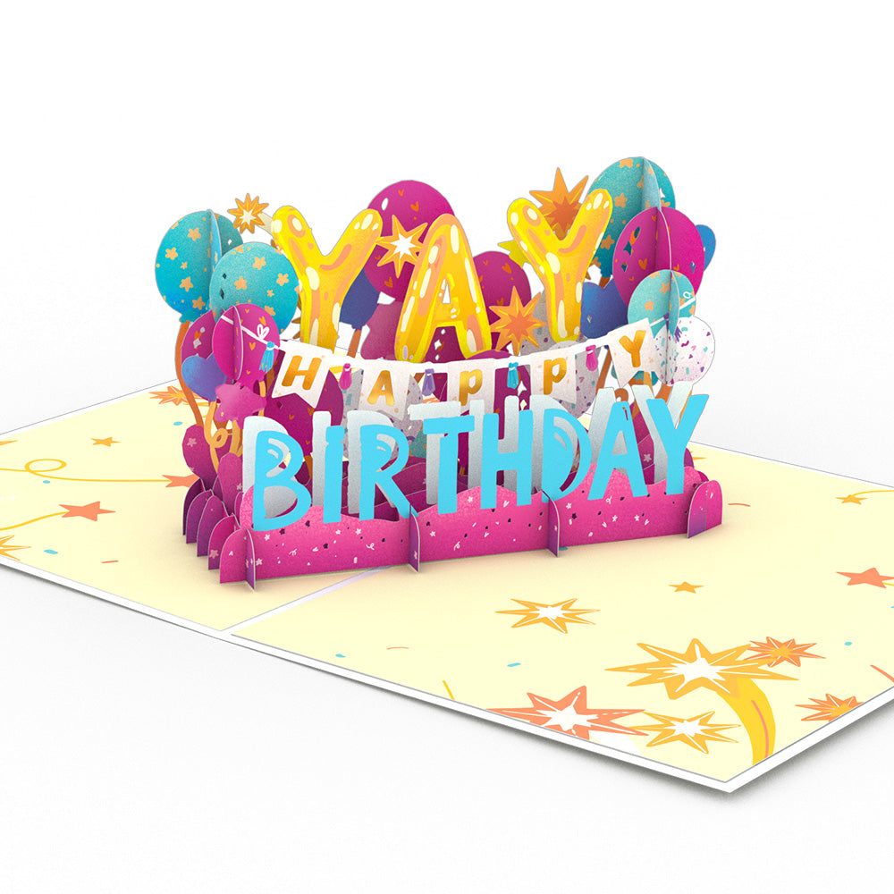 Birthday Celebration Pop-Up Card、mySite、solidvoid
