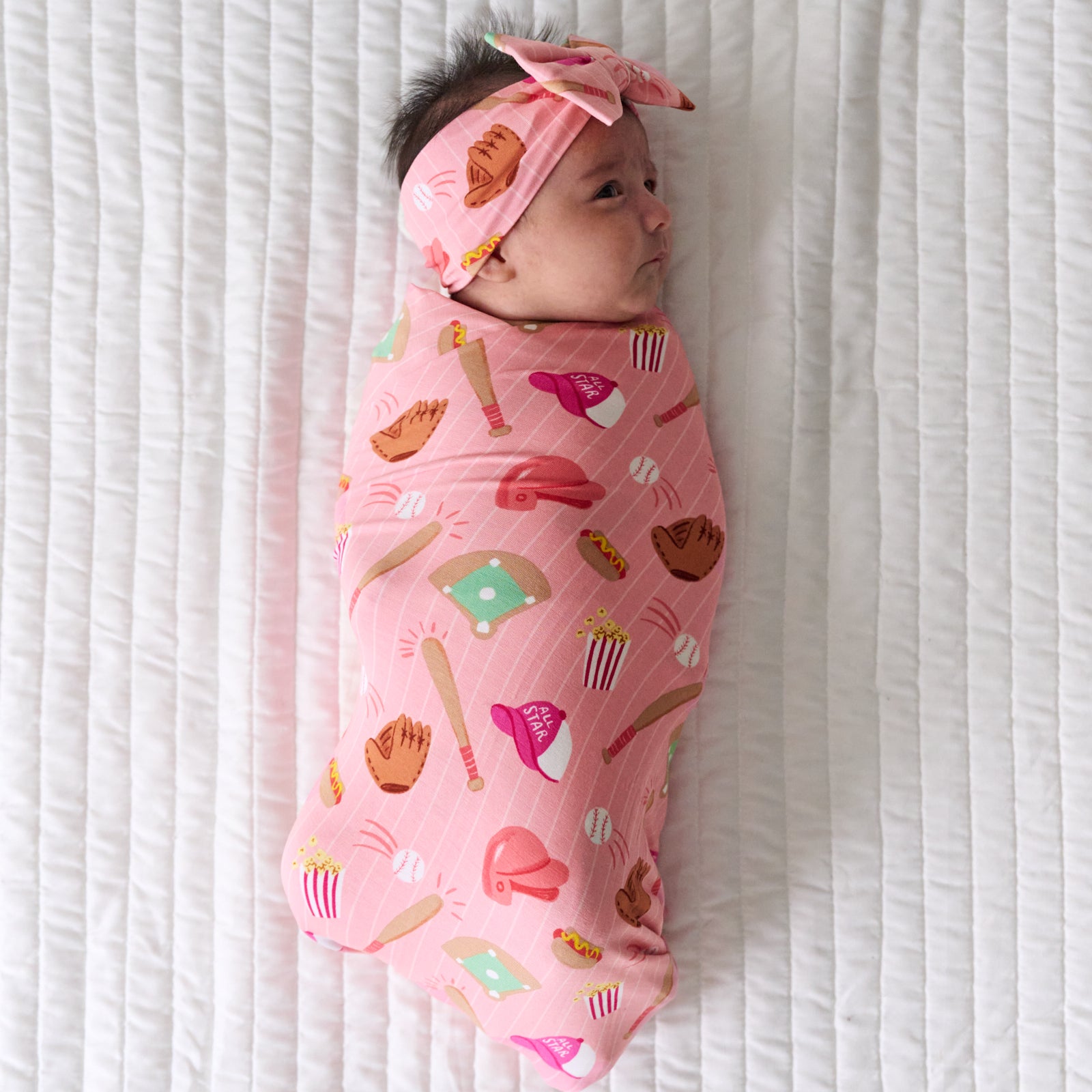  Pink All Stars Swaddle & Luxe Bow Headband Set、mySite、layawaytickets