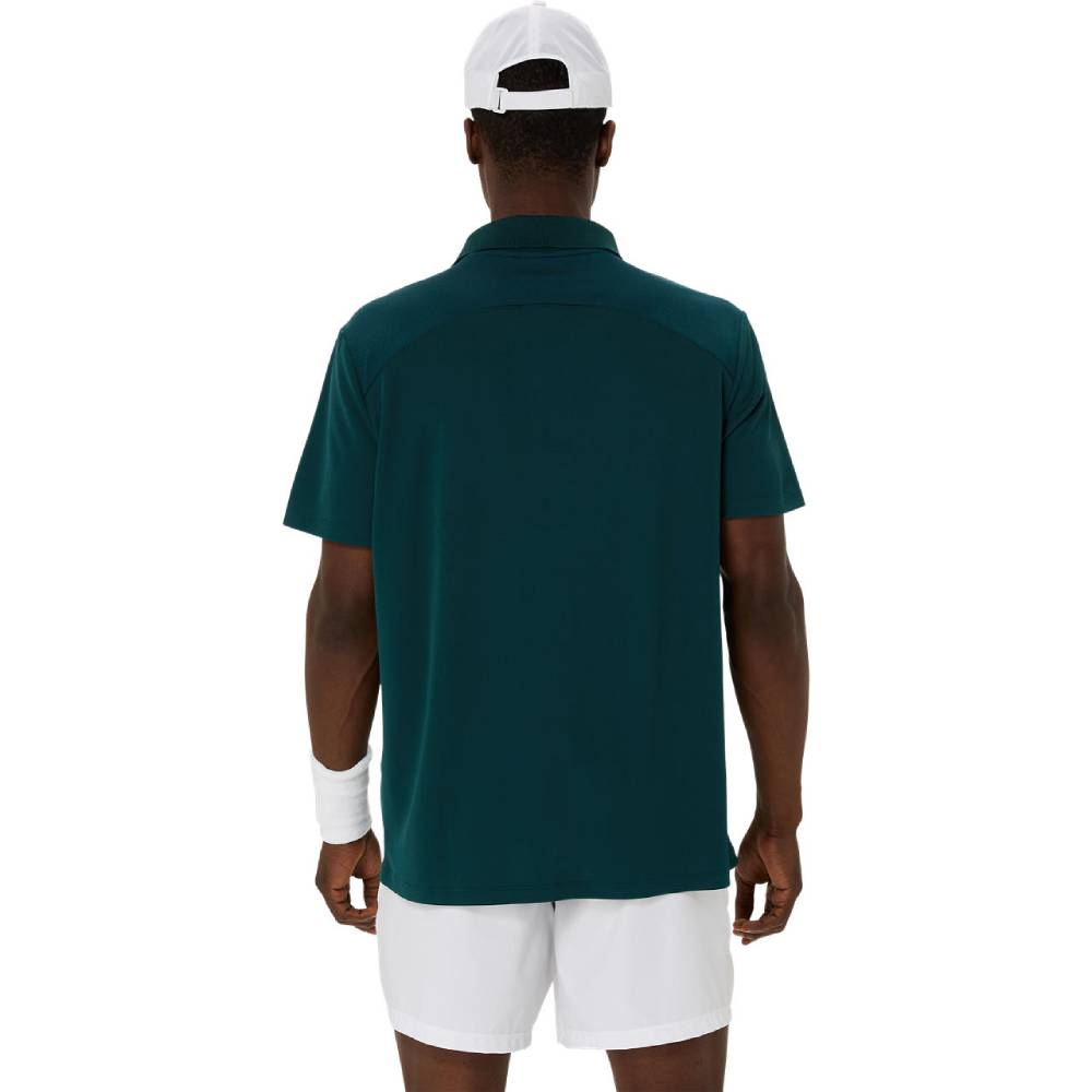 Asics Men's Court Polo Shirt (Saxon Green)