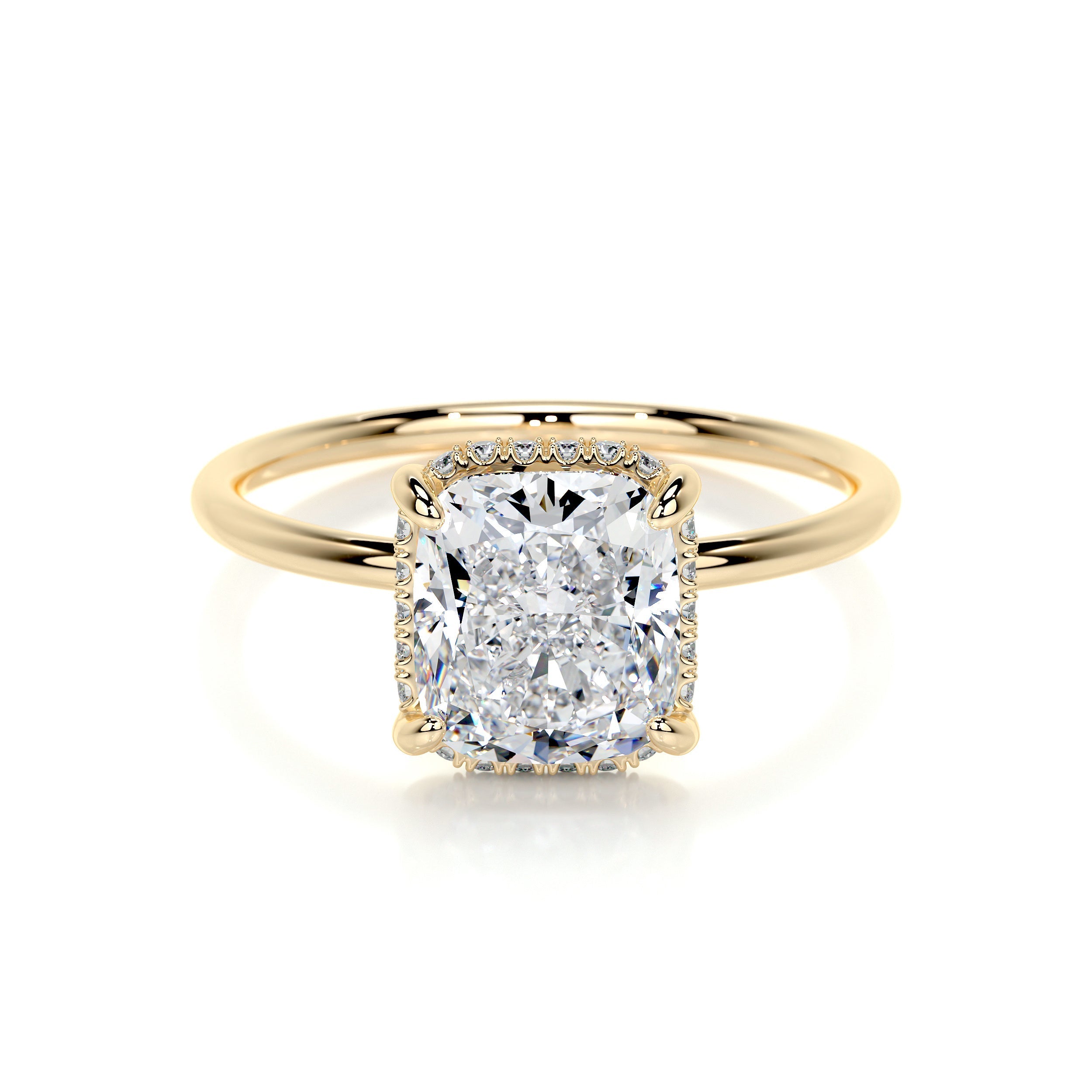 Priscilla Lab Grown Diamond Ring -18K Yellow Gold (RTS)、mySite、hinf8tx79