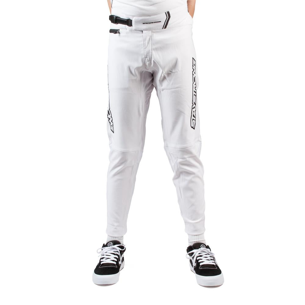  Stay Strong Youth V3 Race Pants - White/Black、mySite、merchandisen