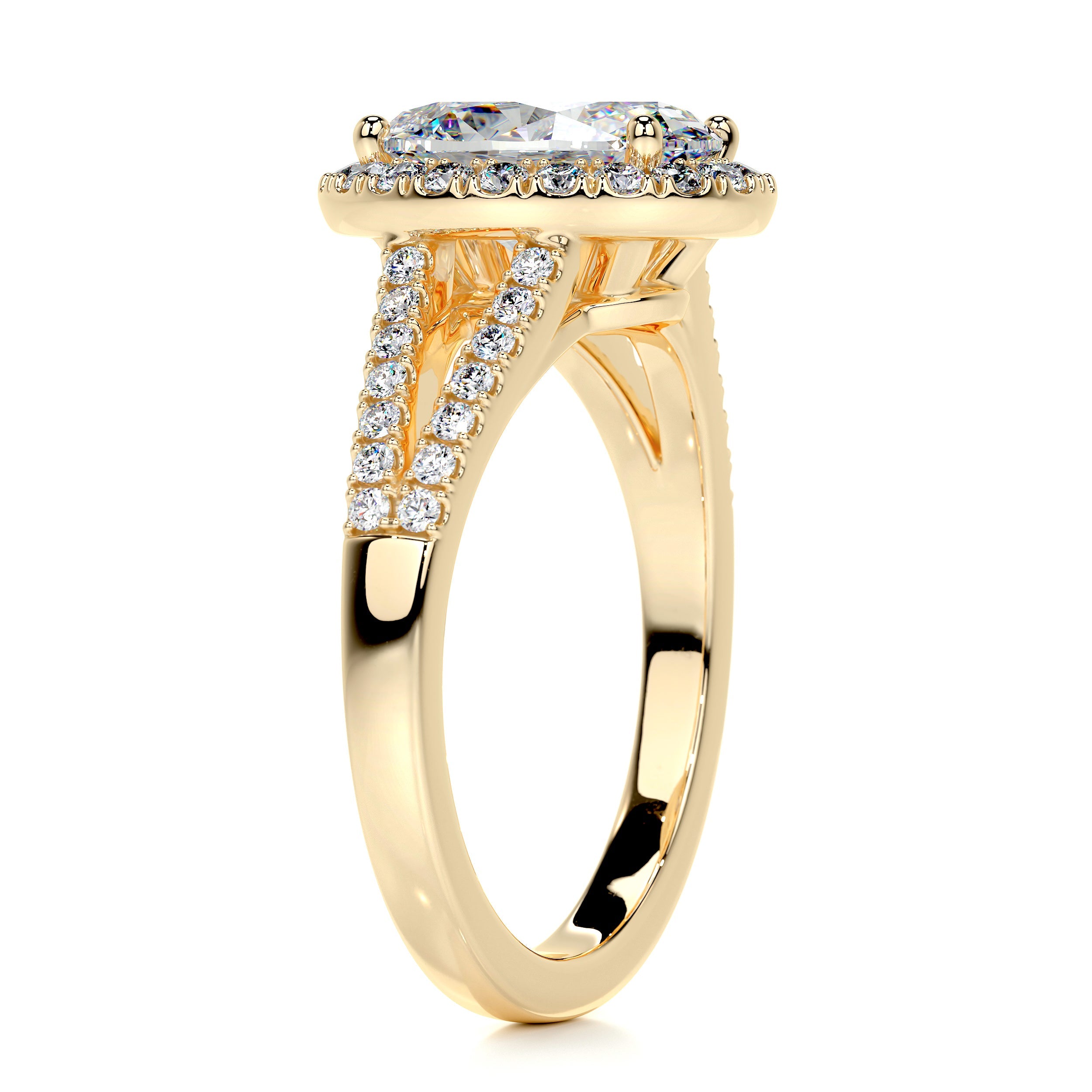 Blakely Moissanite & Diamond Ring -18K Yellow Gold (RTS)、mySite、hinf8tx79