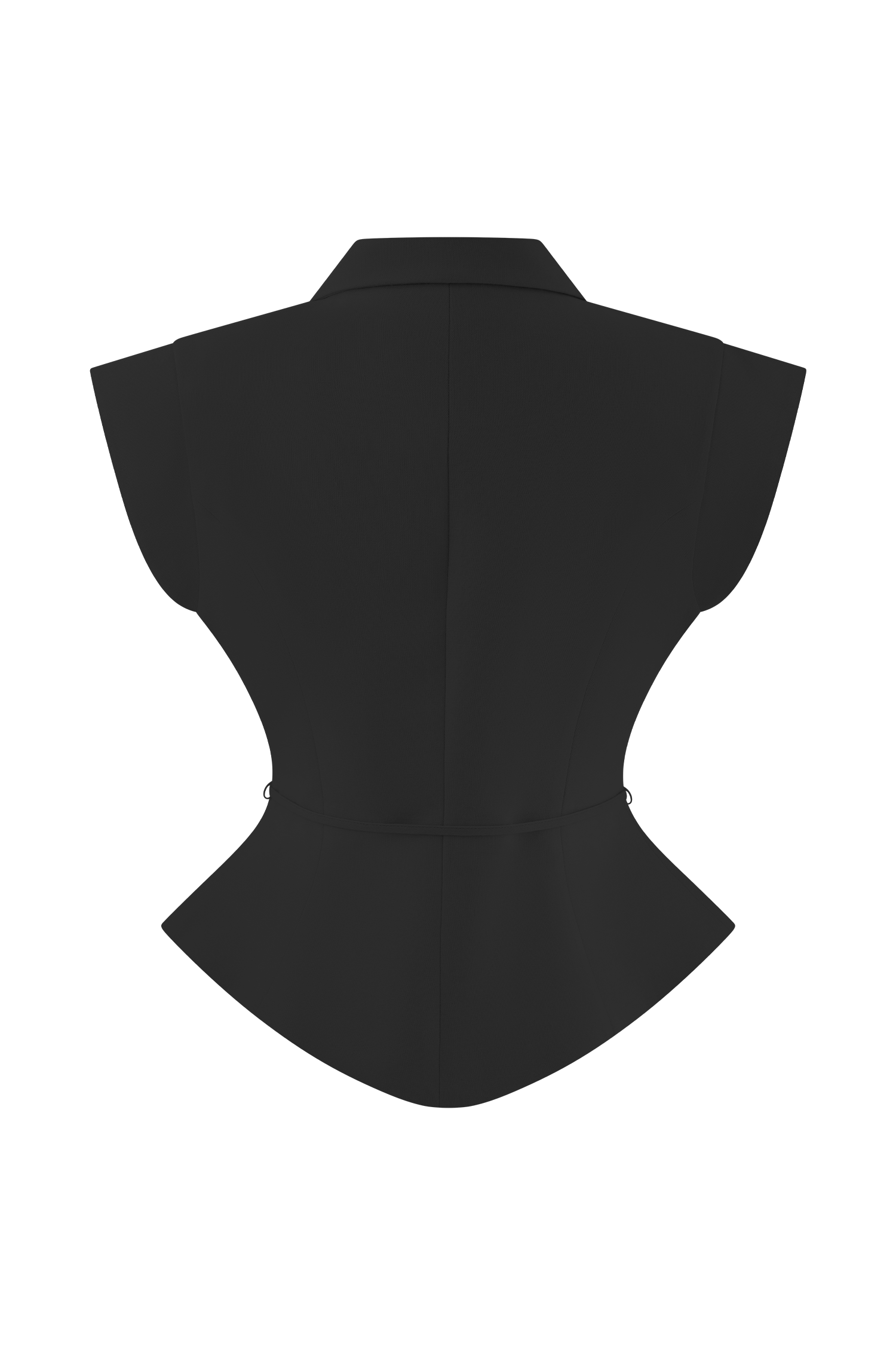 Andina Shortsleeve Linen Top - Black、mySite、solidvoid